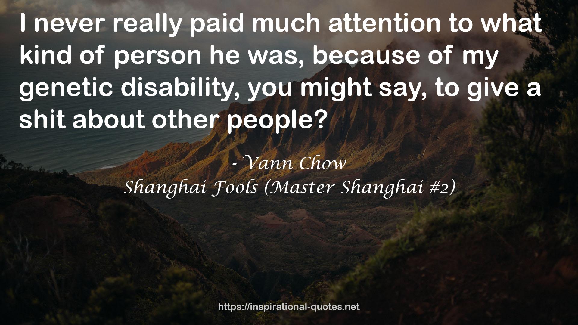 Vann Chow QUOTES