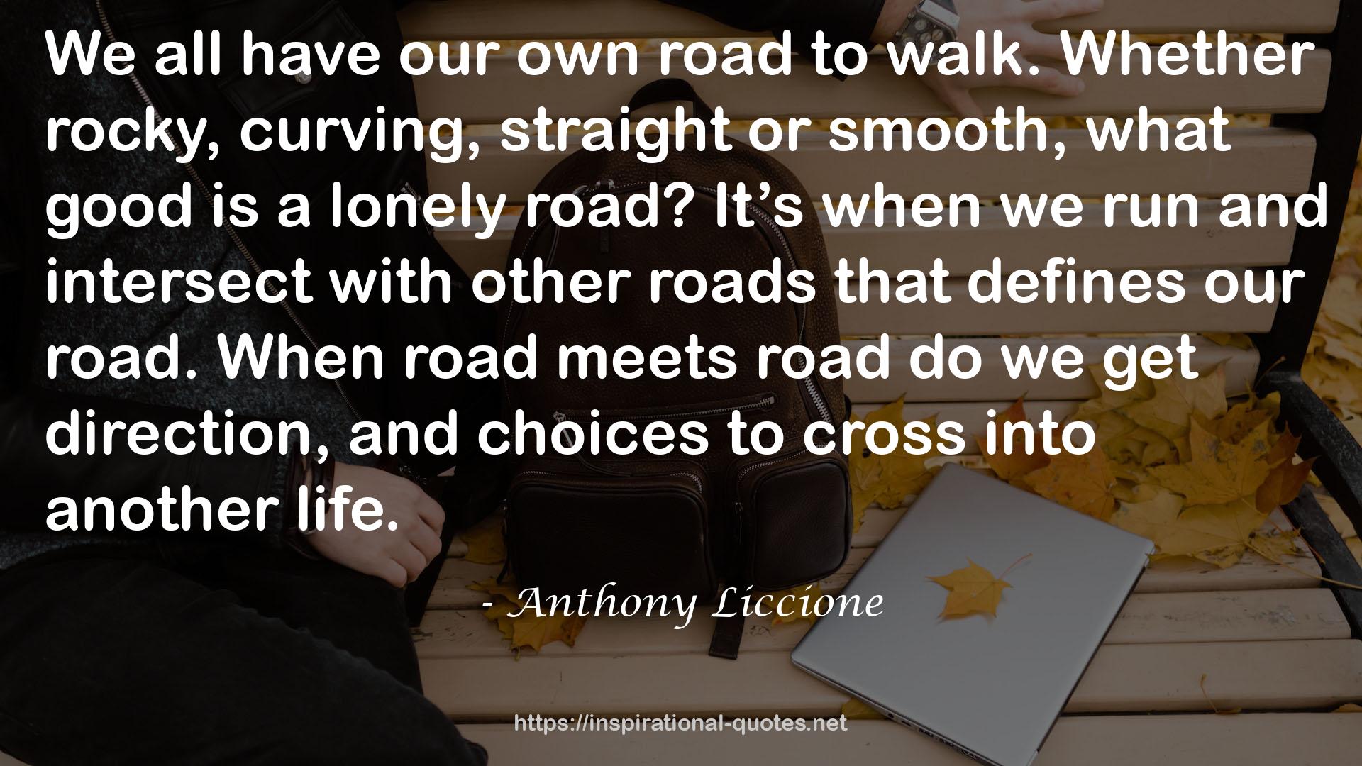 our own road  QUOTES