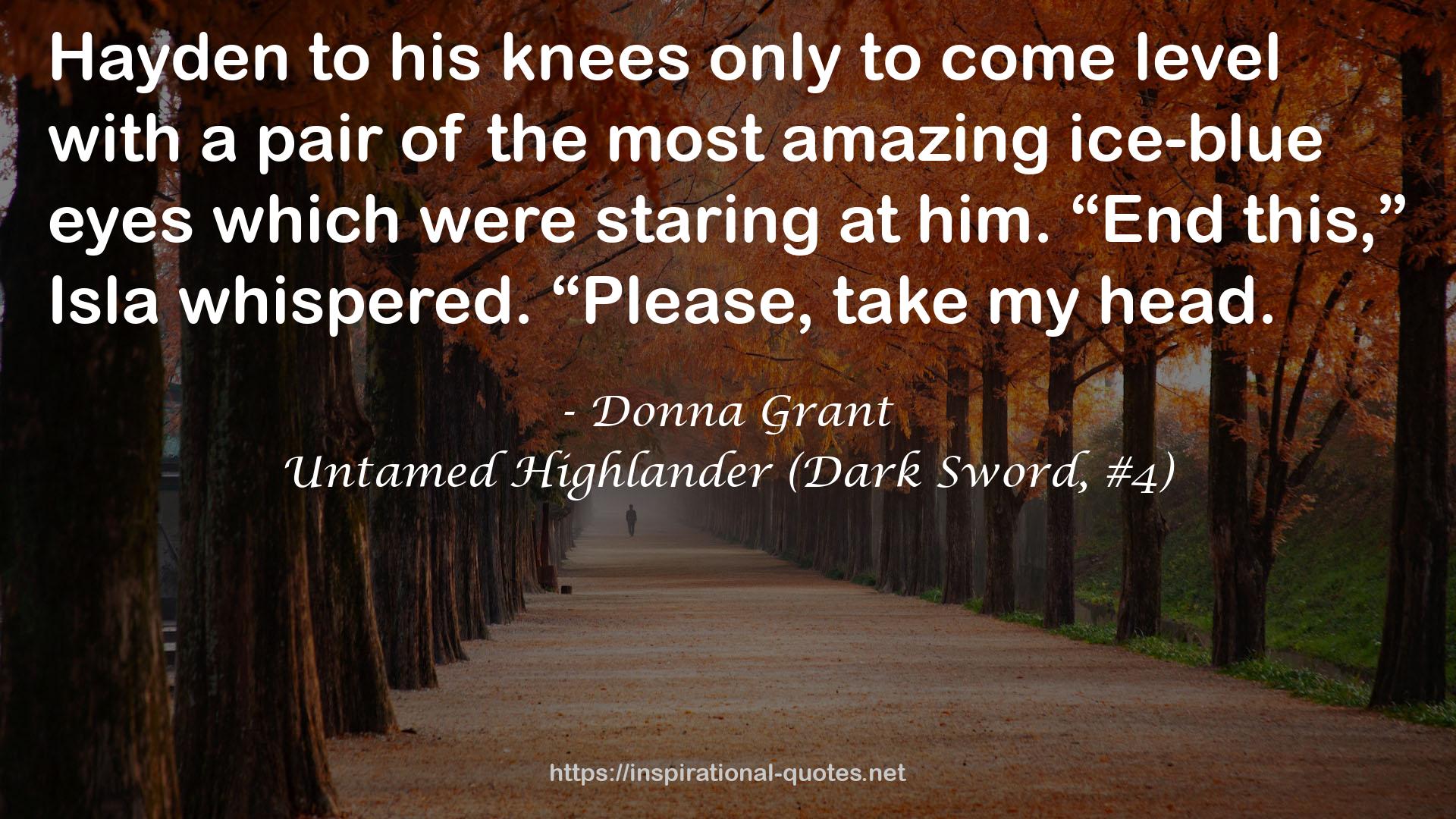 Untamed Highlander (Dark Sword, #4) QUOTES