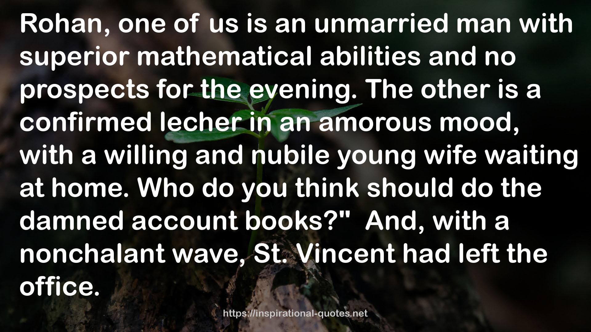 St. Vincent  QUOTES