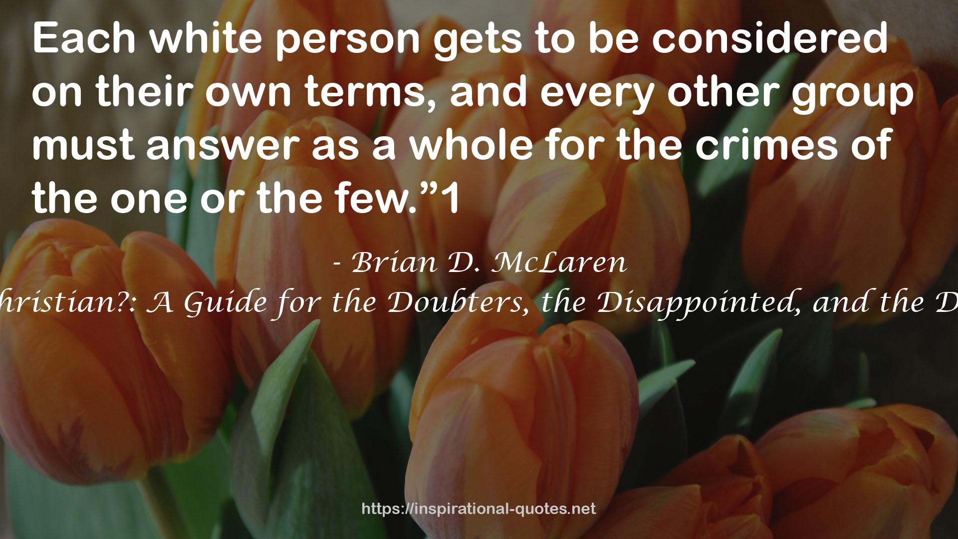 Brian D. McLaren QUOTES