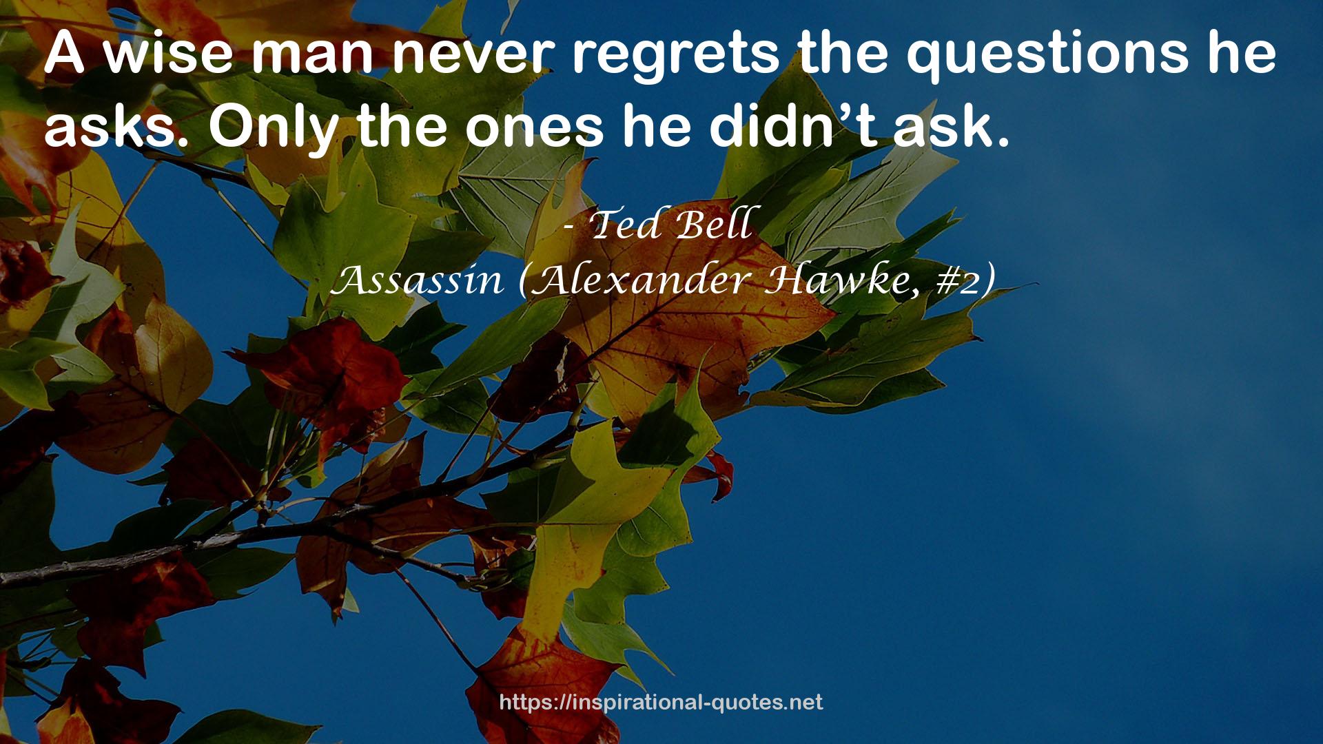 Assassin (Alexander Hawke, #2) QUOTES