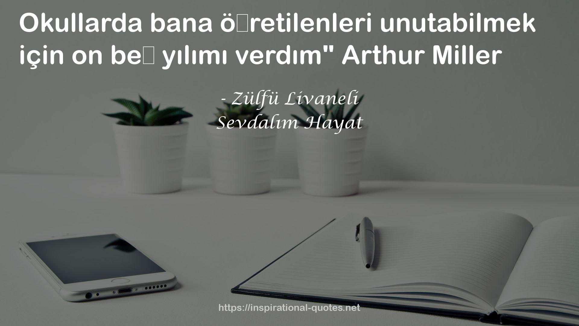 Sevdalım Hayat QUOTES