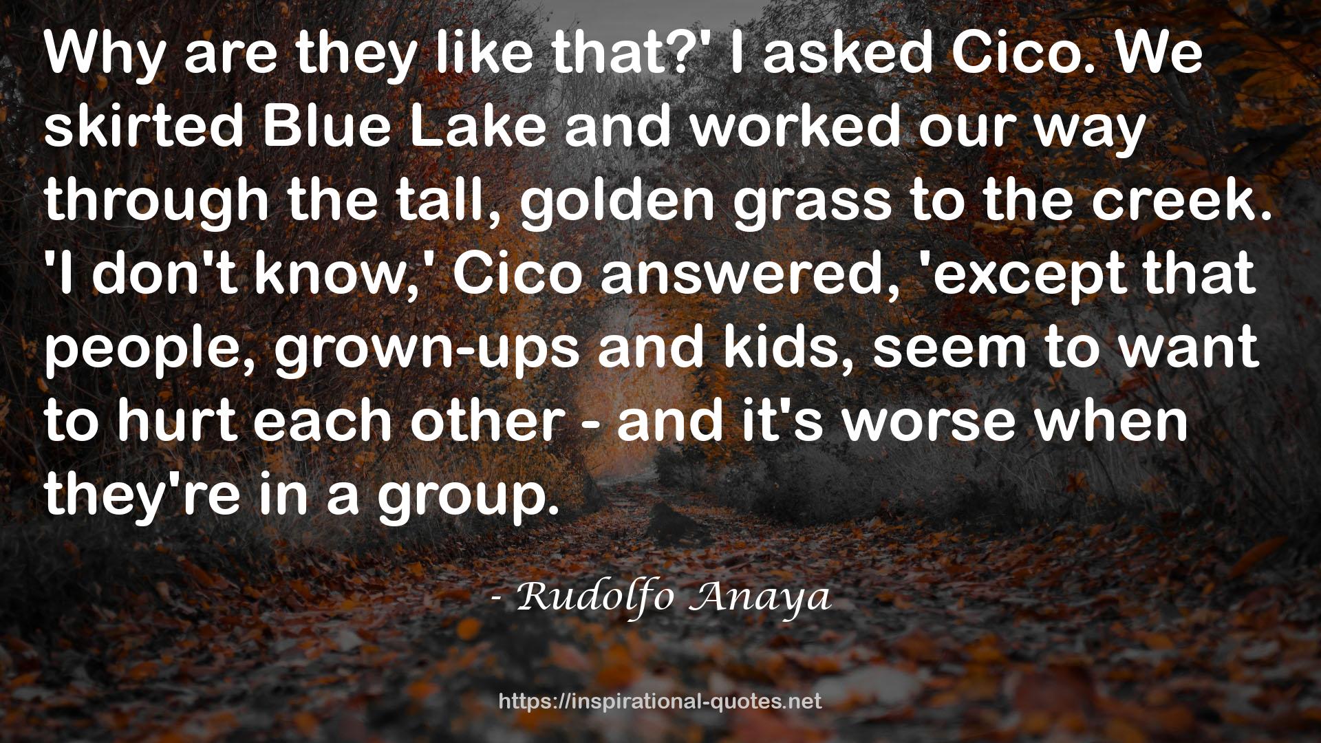 Blue Lake  QUOTES