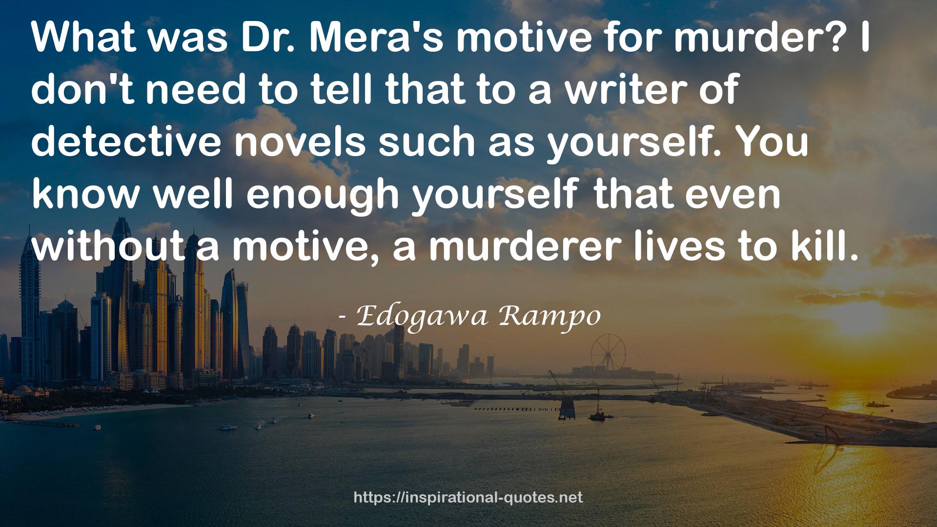 detective novels  QUOTES