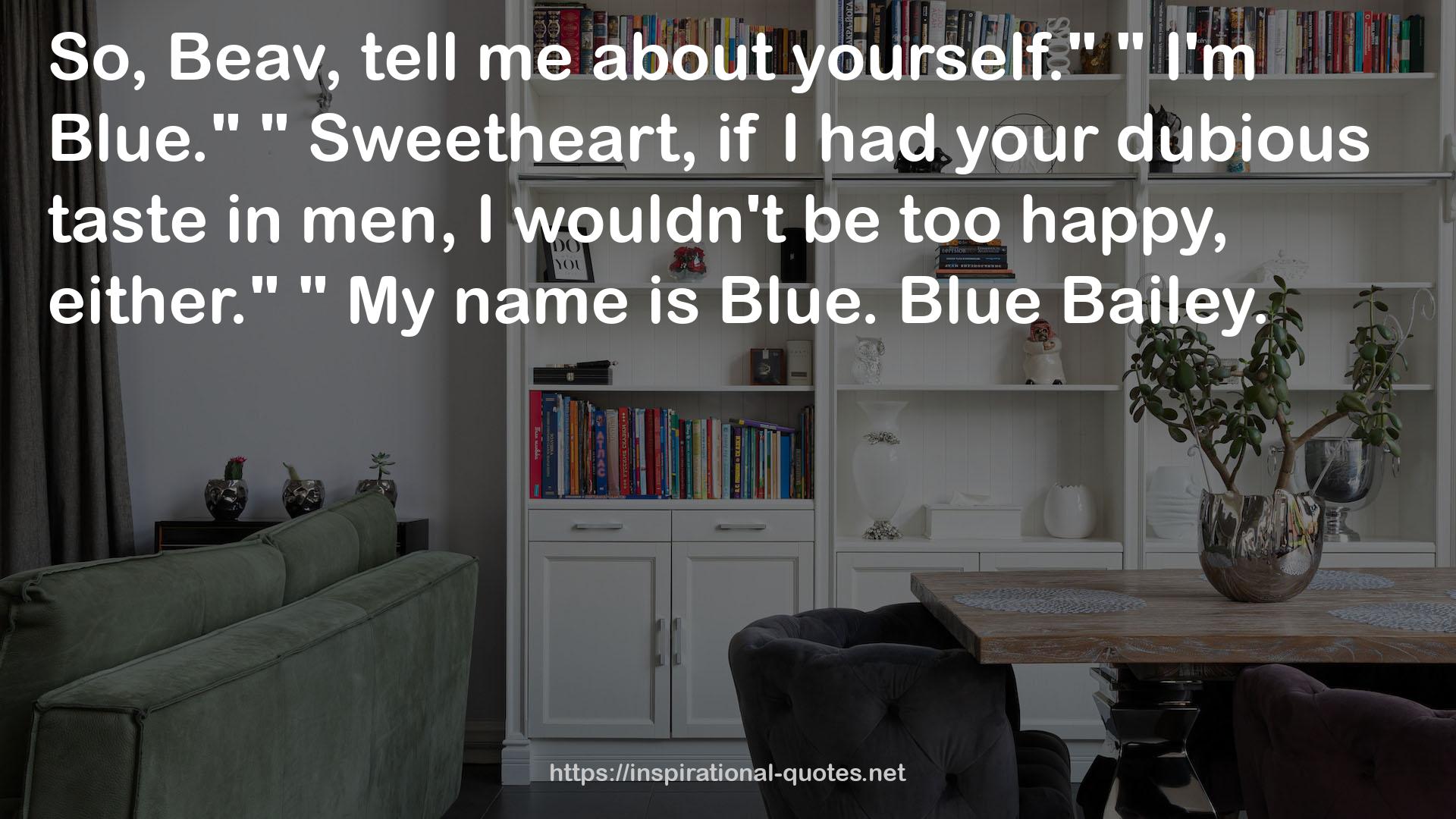 blue  QUOTES