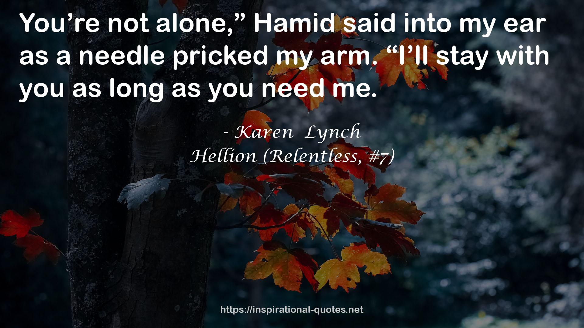 Hellion (Relentless, #7) QUOTES