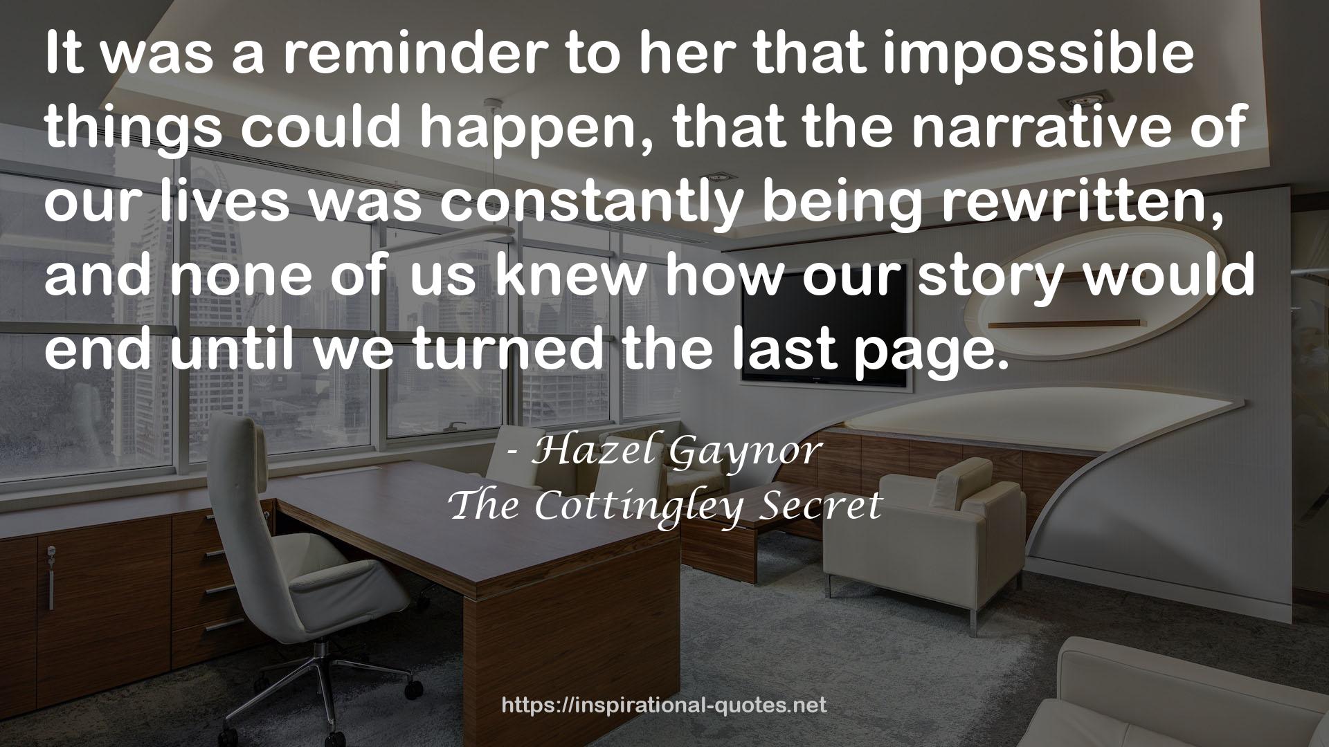 Hazel Gaynor QUOTES