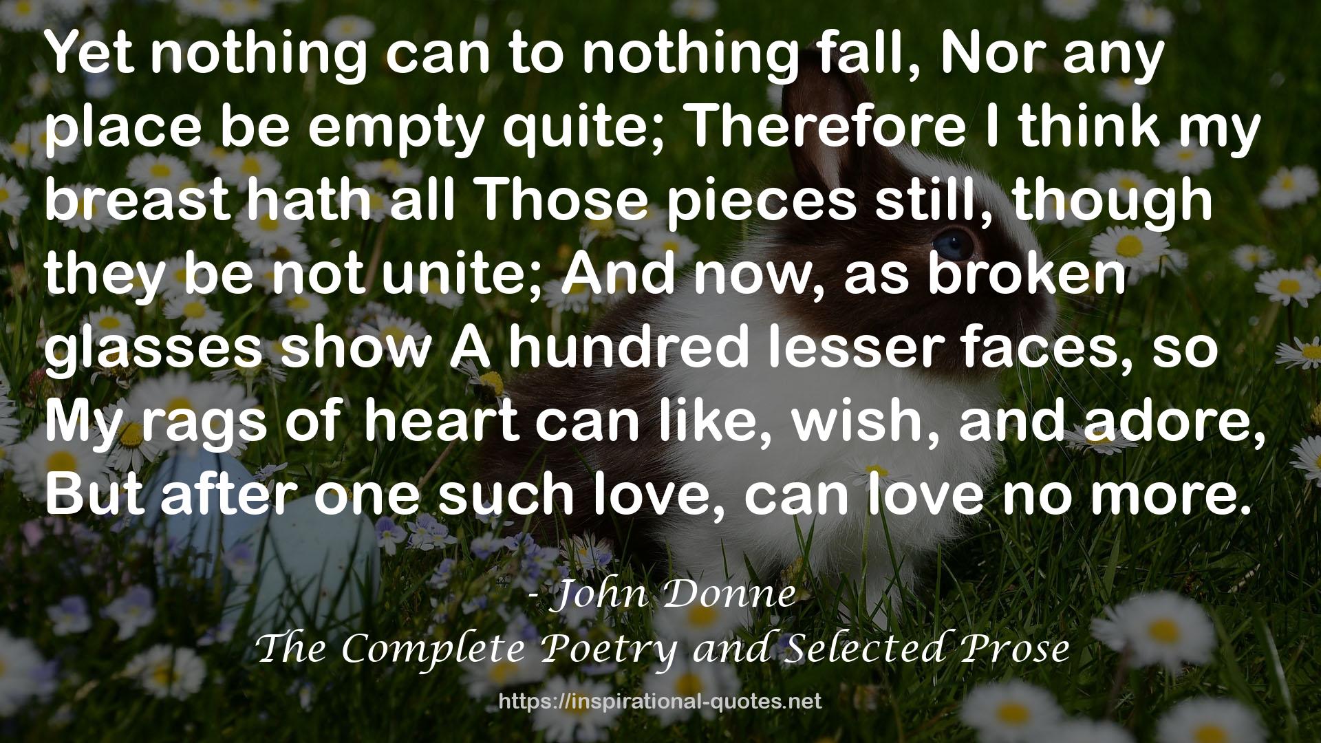 The Complete Poetry and Selected Prose QUOTES