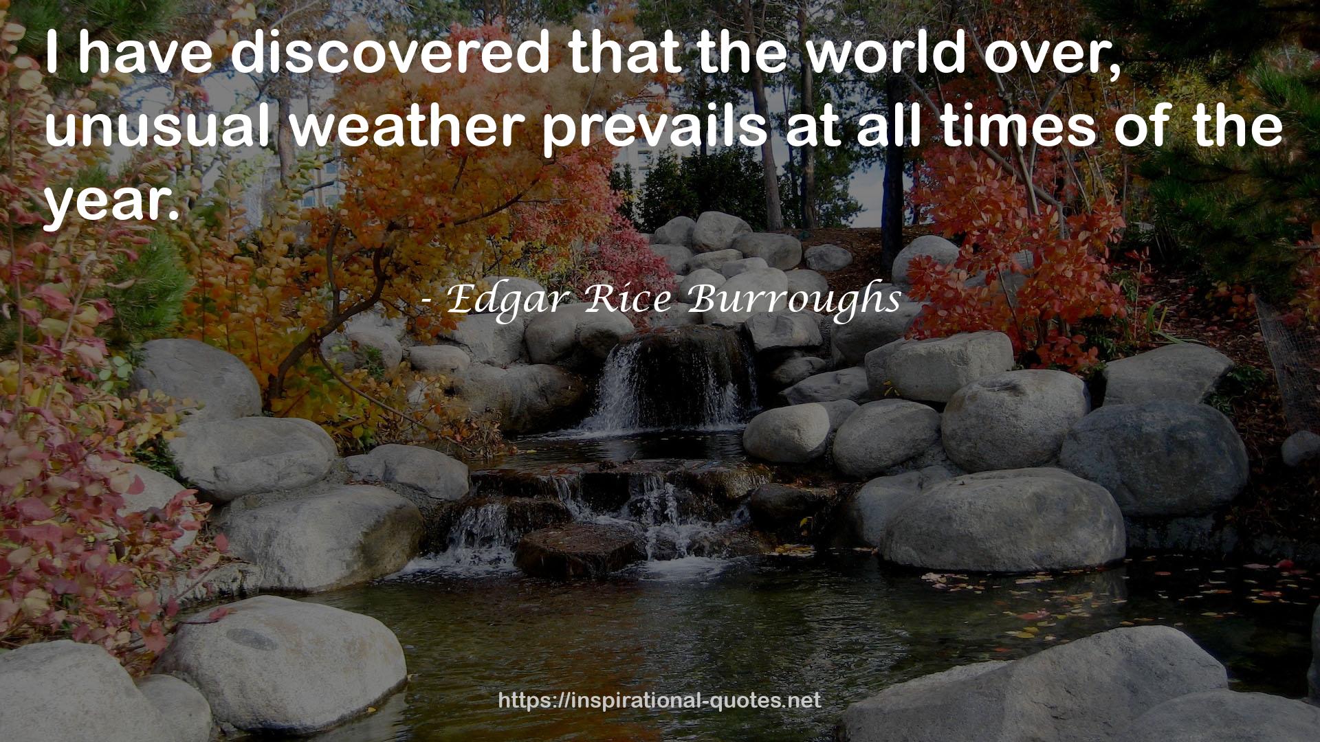 unusual weather  QUOTES