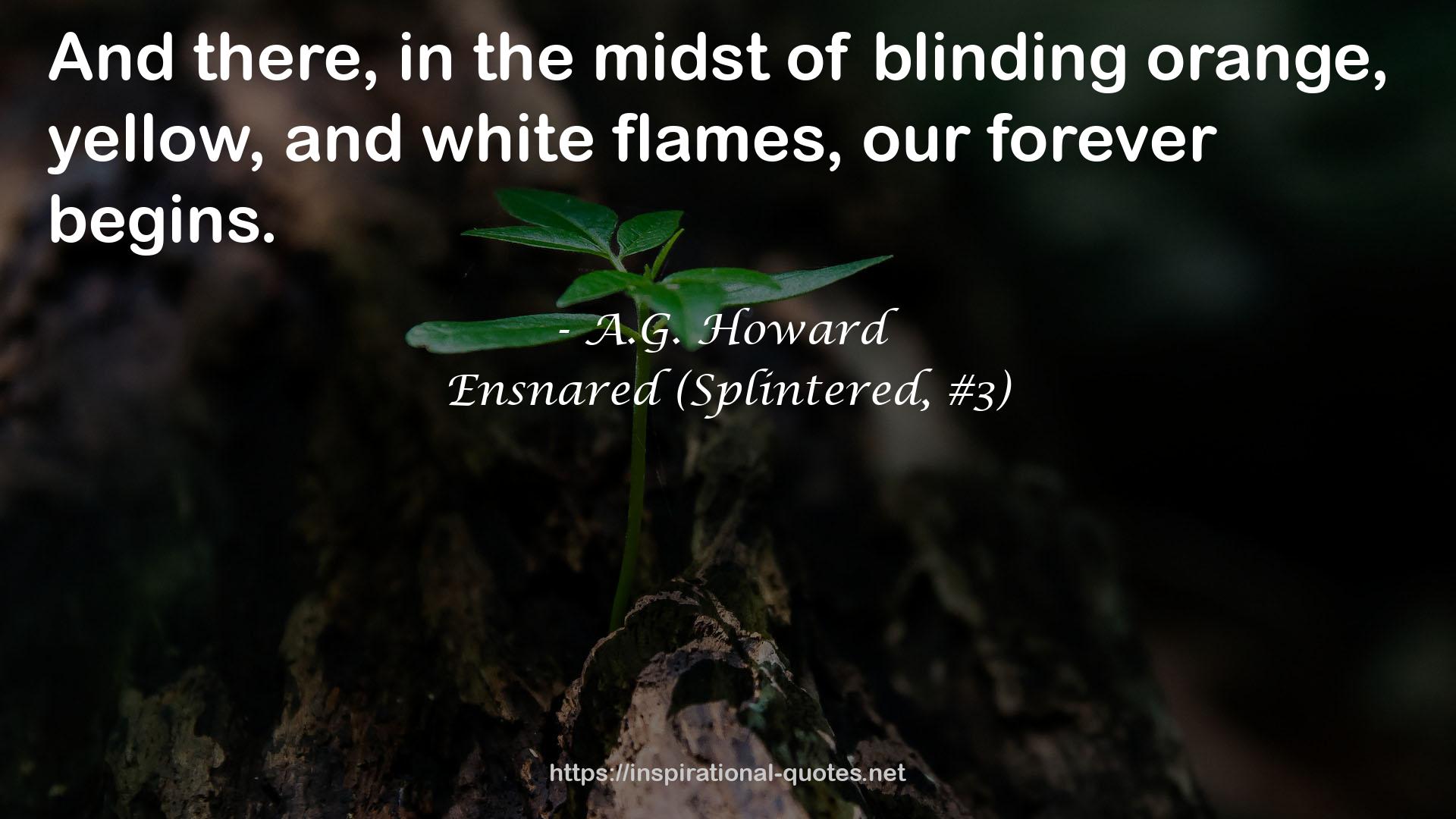 Ensnared (Splintered, #3) QUOTES