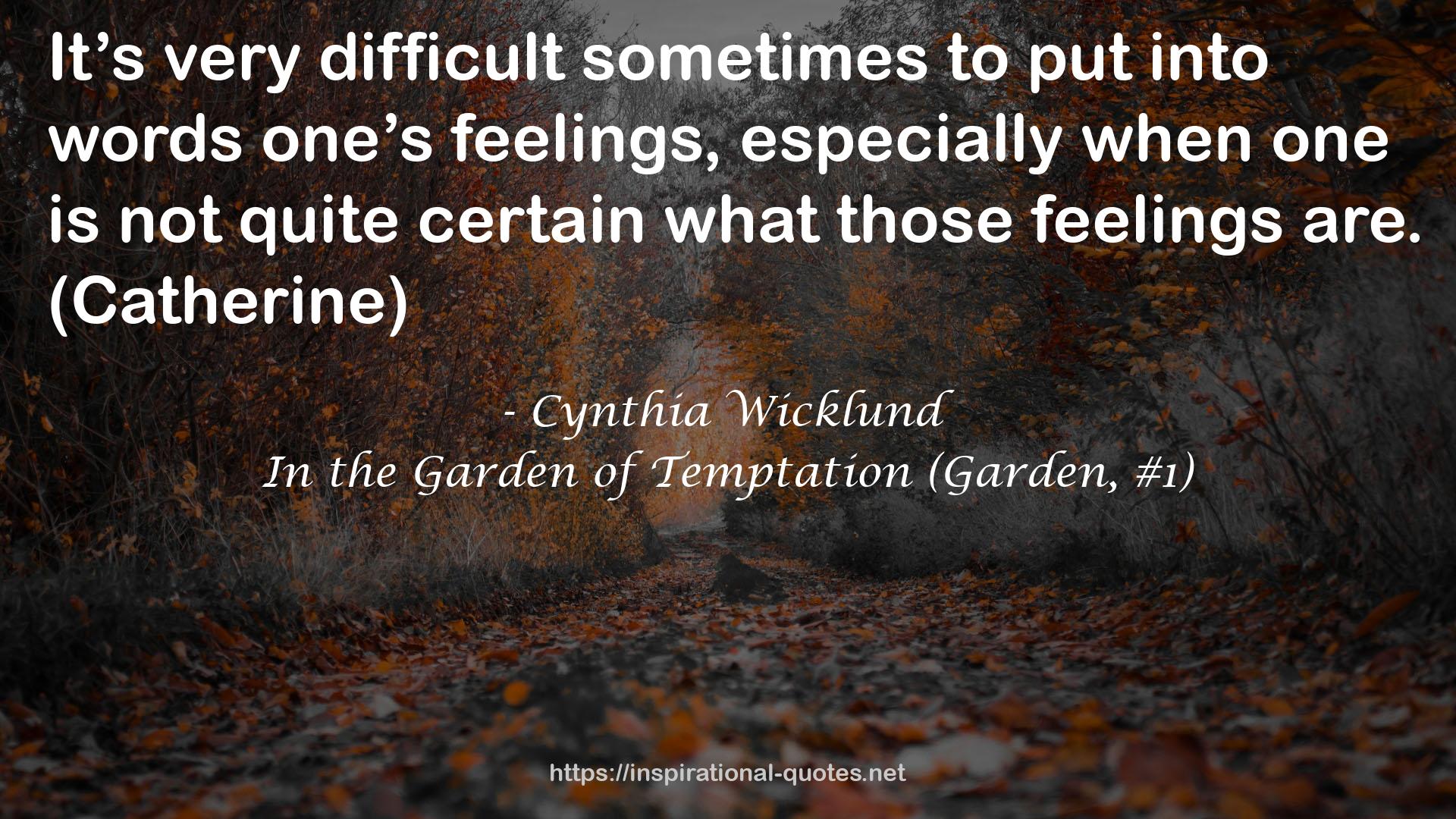 Cynthia Wicklund QUOTES