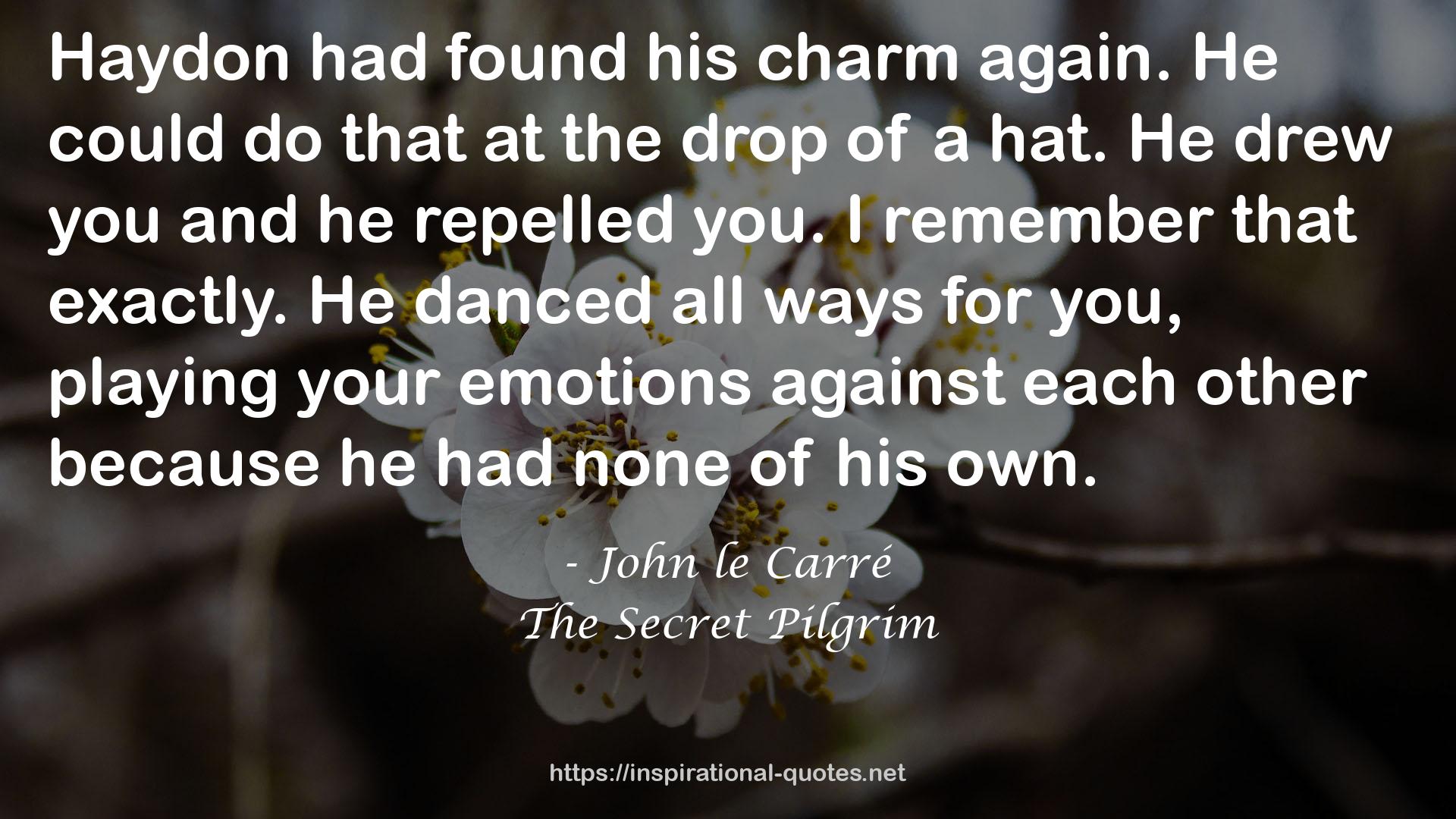 The Secret Pilgrim QUOTES