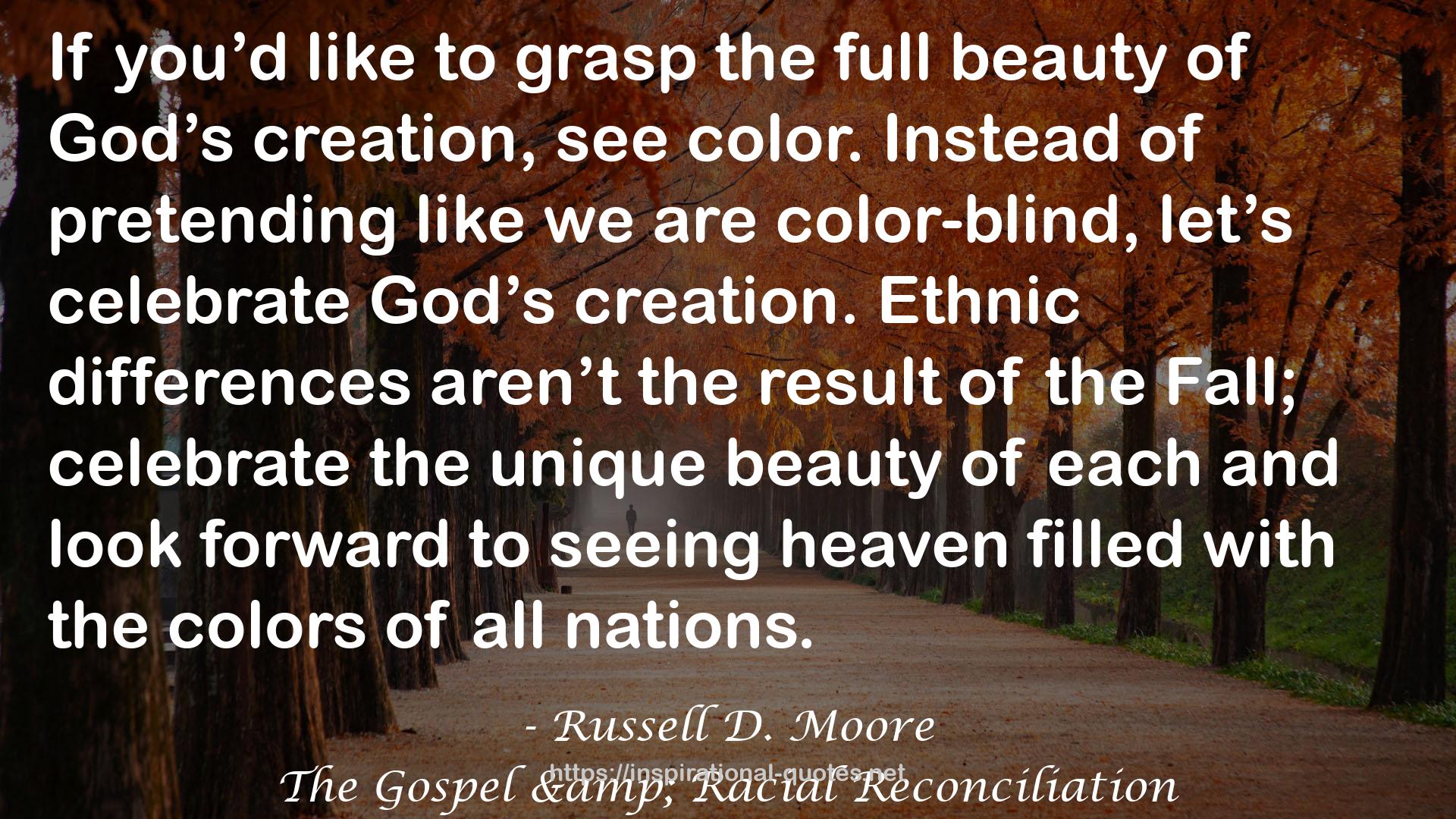 The Gospel & Racial Reconciliation QUOTES