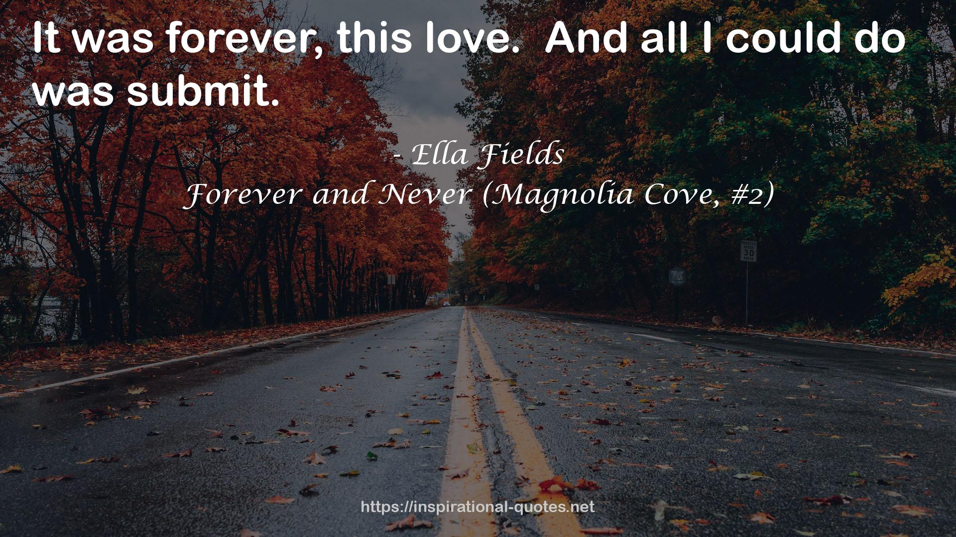 Forever and Never (Magnolia Cove, #2) QUOTES