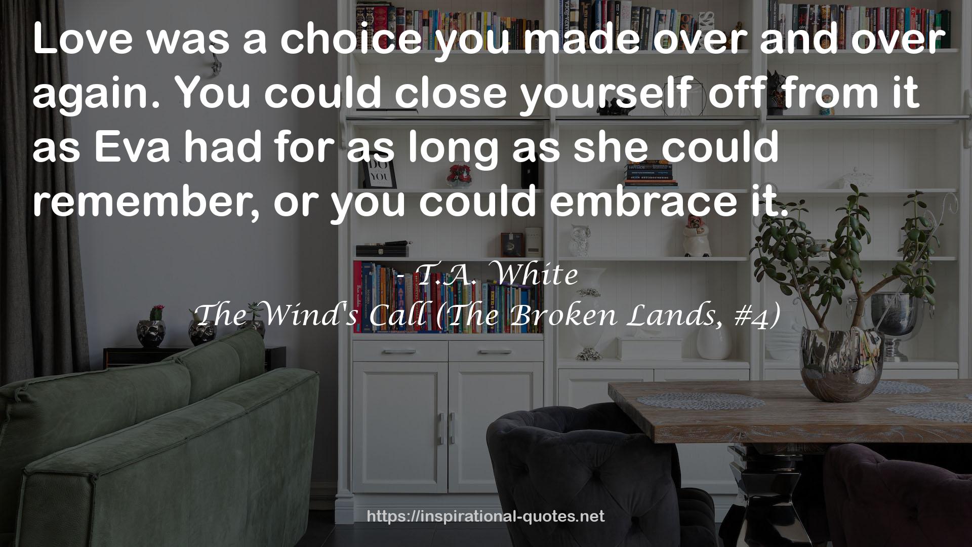The Wind's Call (The Broken Lands, #4) QUOTES
