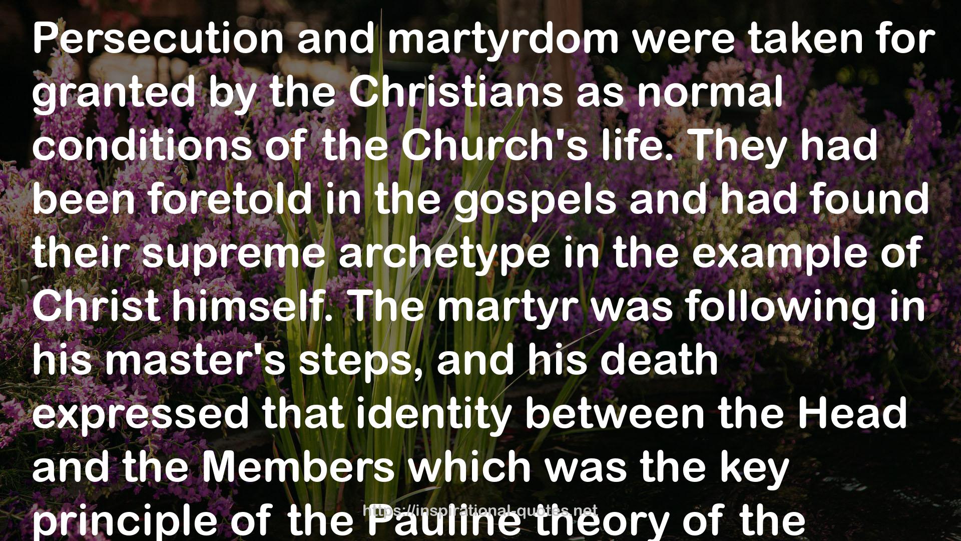 The Formation of Christendom QUOTES