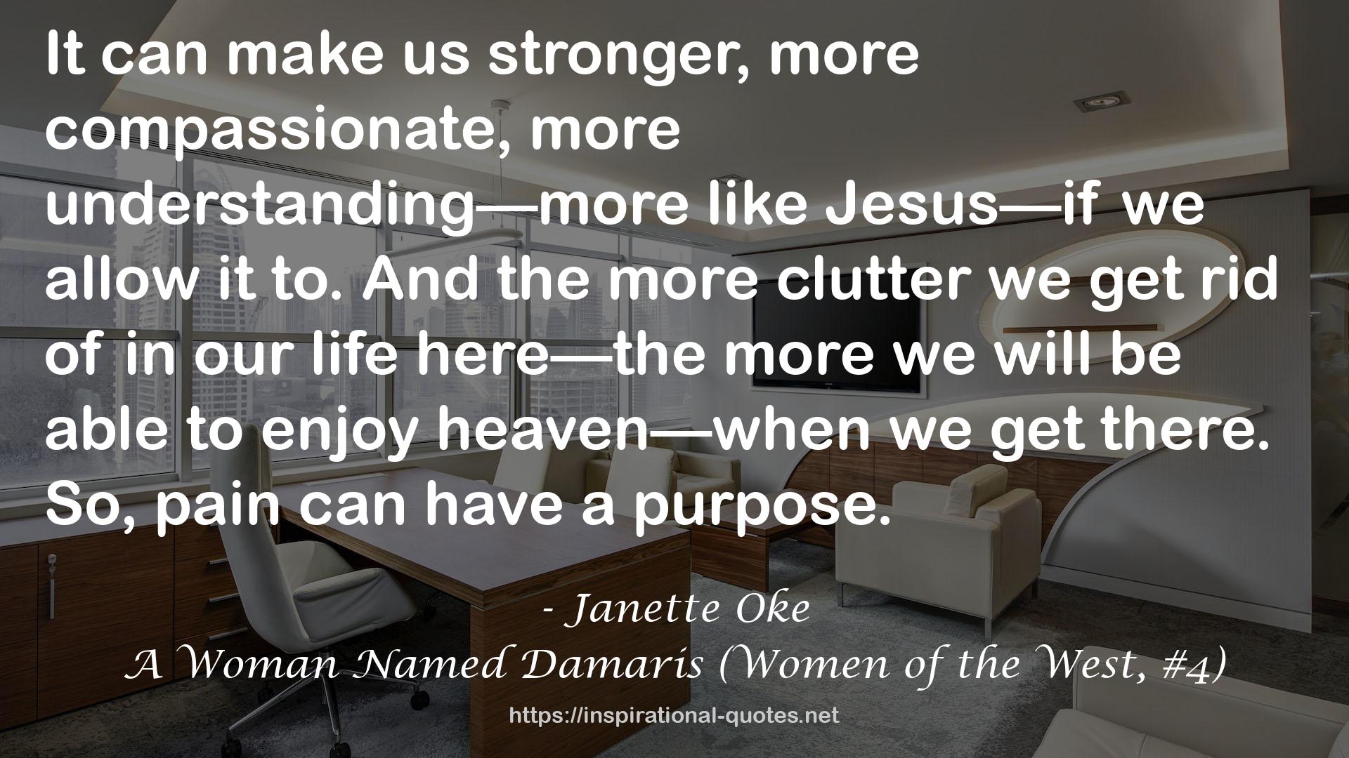 A Woman Named Damaris (Women of the West, #4) QUOTES