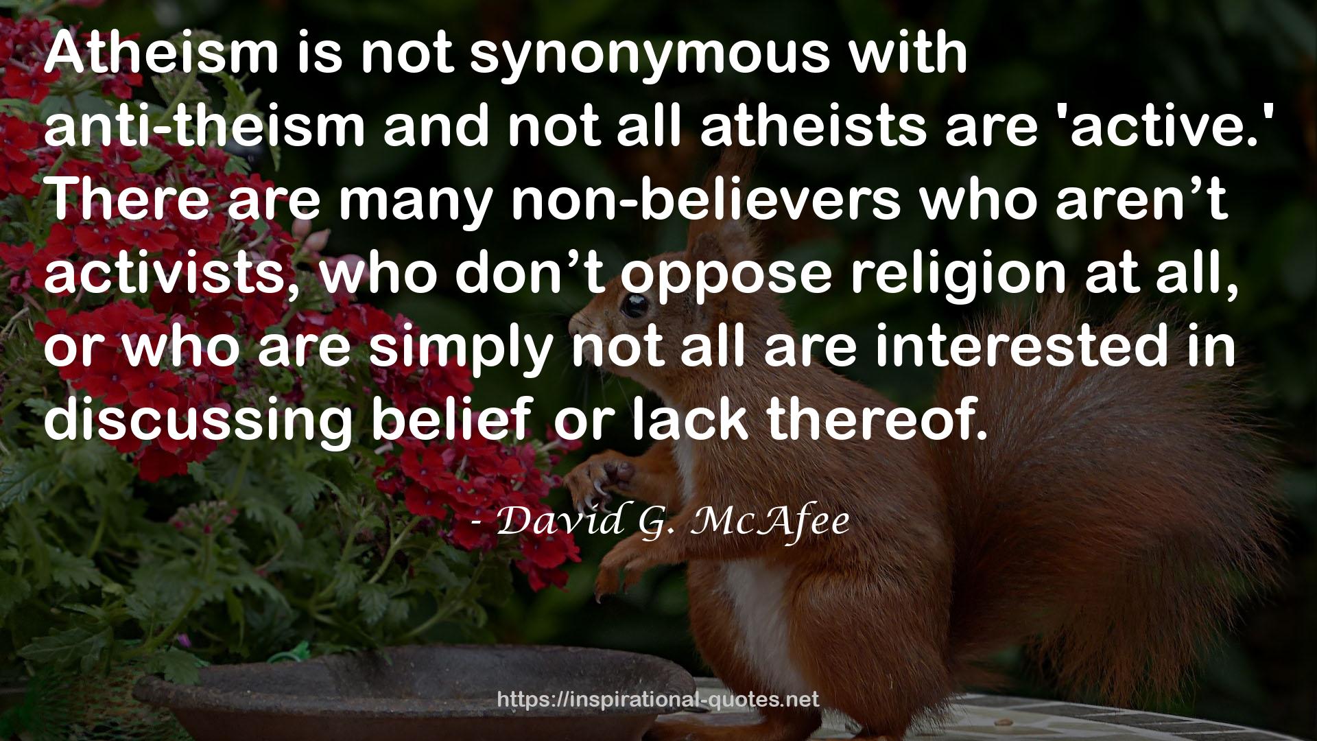 not all atheists  QUOTES