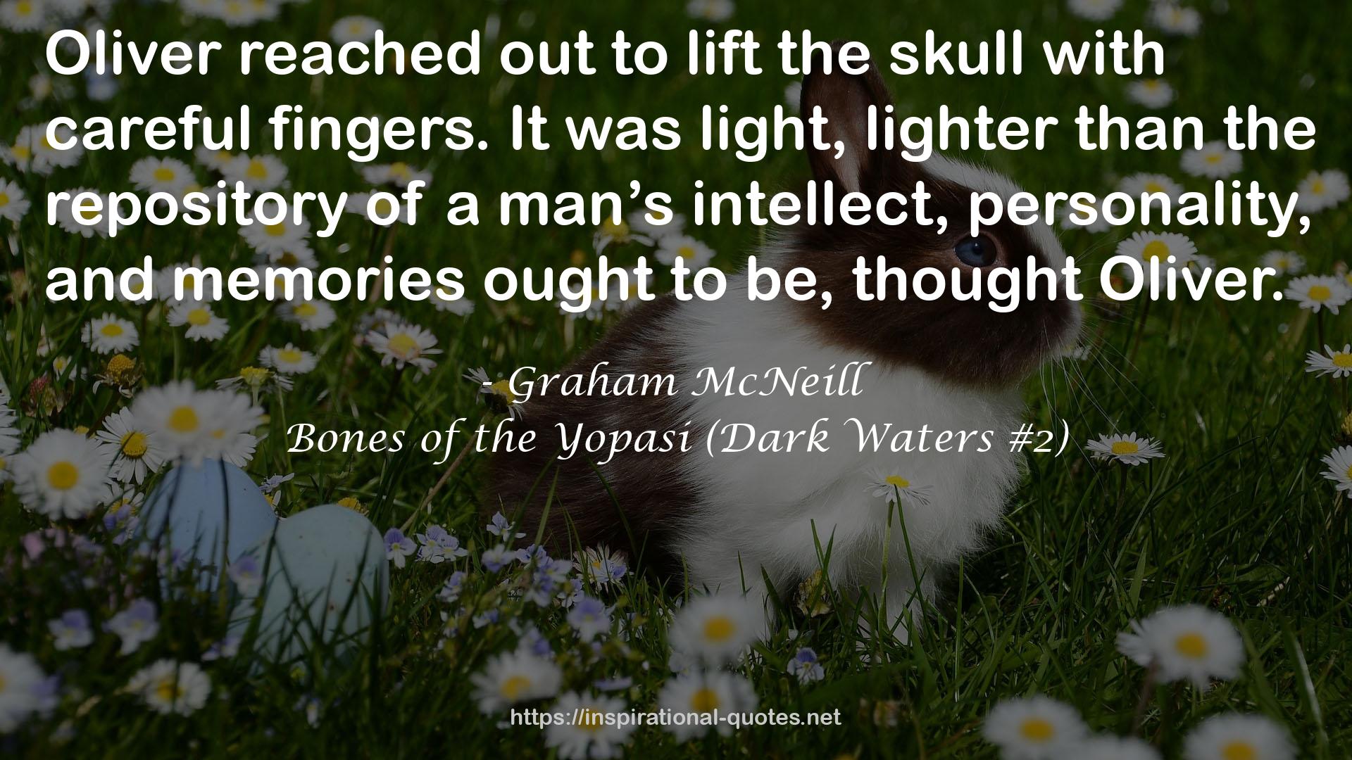 Bones of the Yopasi (Dark Waters #2) QUOTES