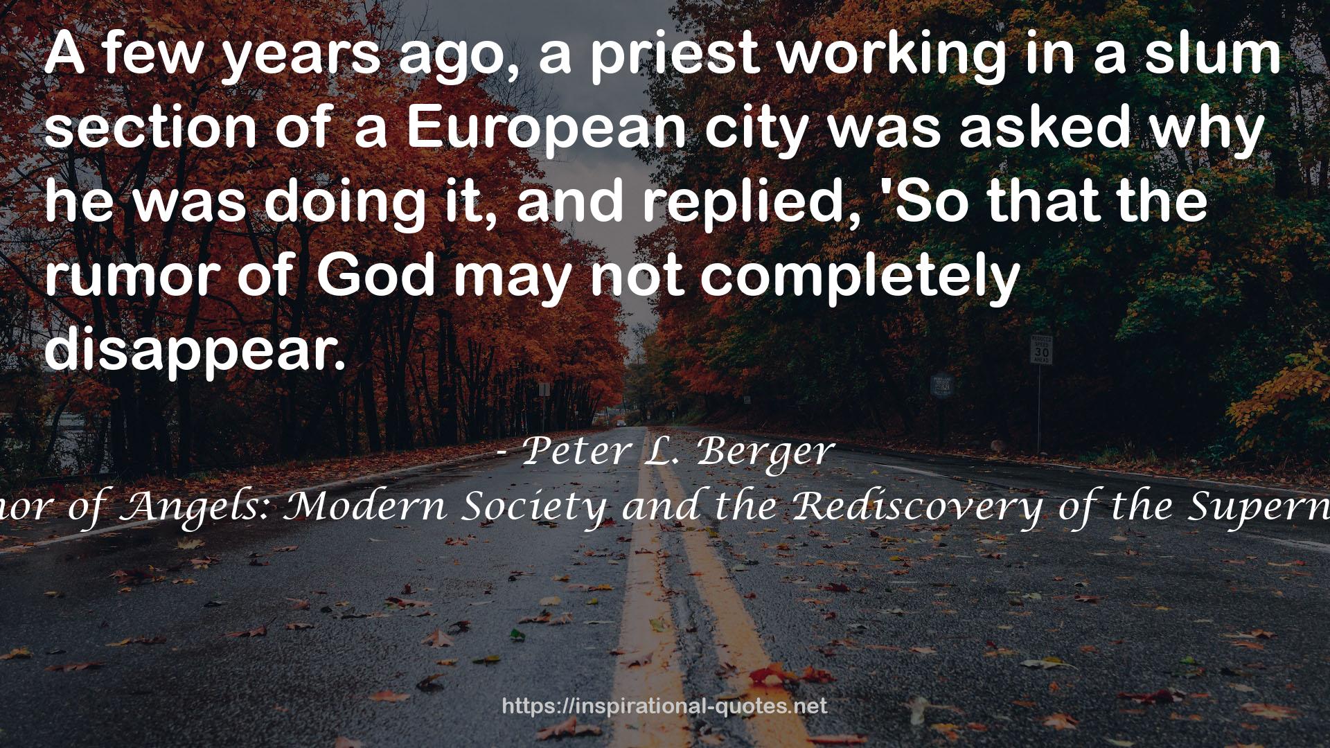 Peter L. Berger QUOTES