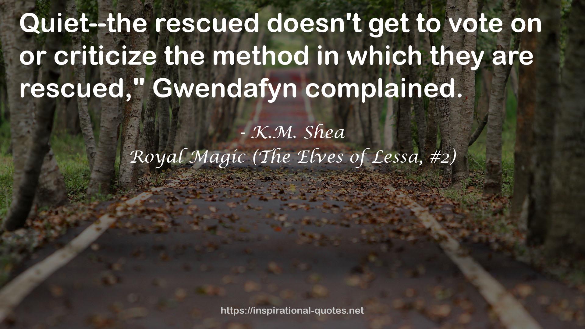 Royal Magic (The Elves of Lessa, #2) QUOTES