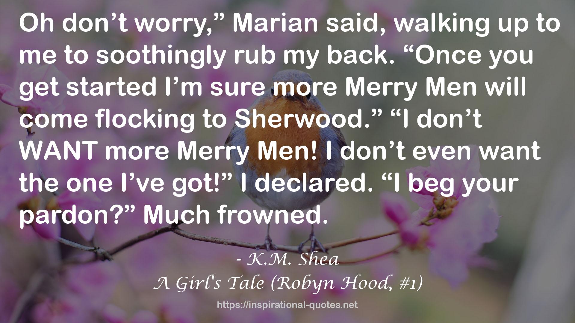 A Girl's Tale (Robyn Hood, #1) QUOTES