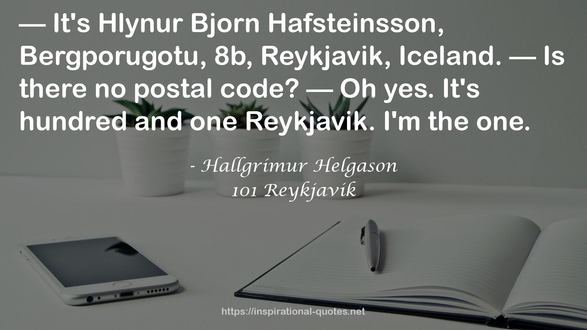 Hallgrímur Helgason QUOTES