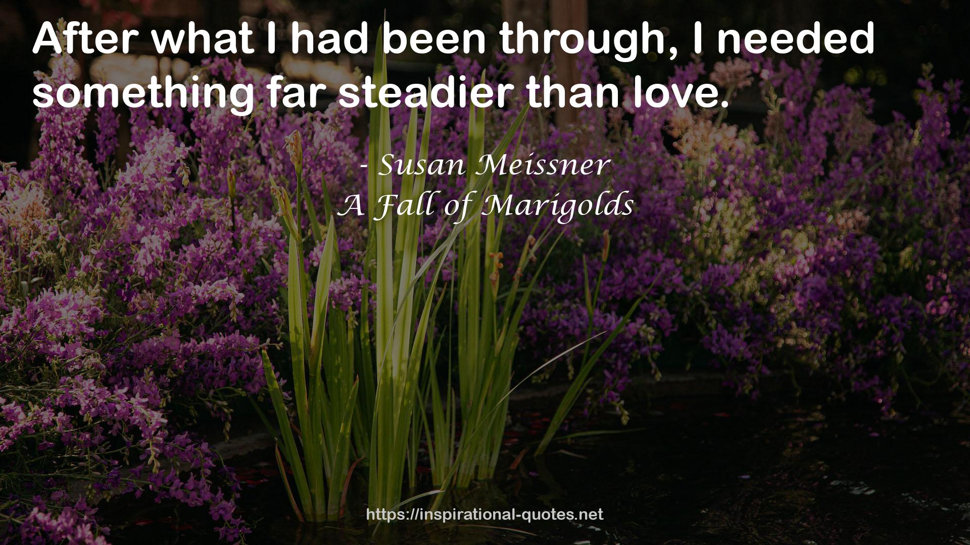 A Fall of Marigolds QUOTES