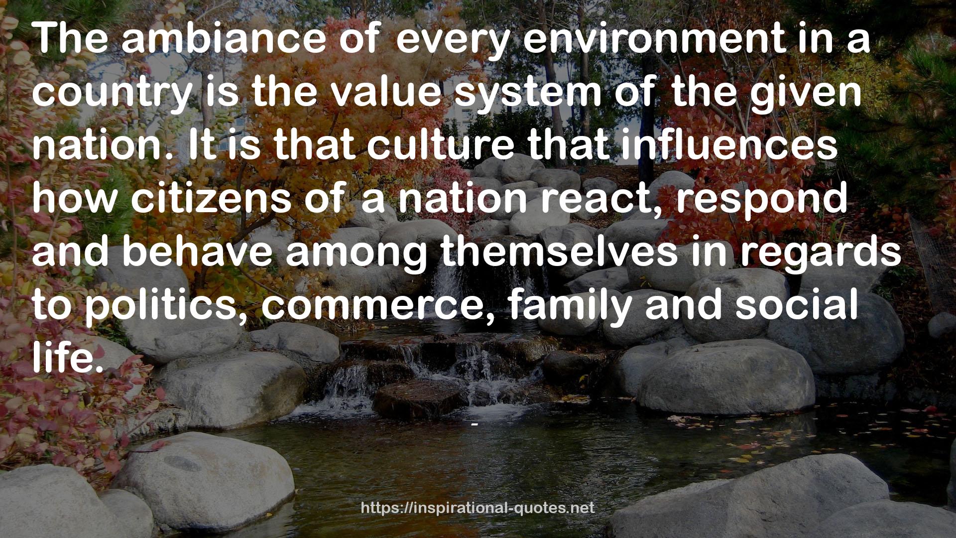 every environment  QUOTES