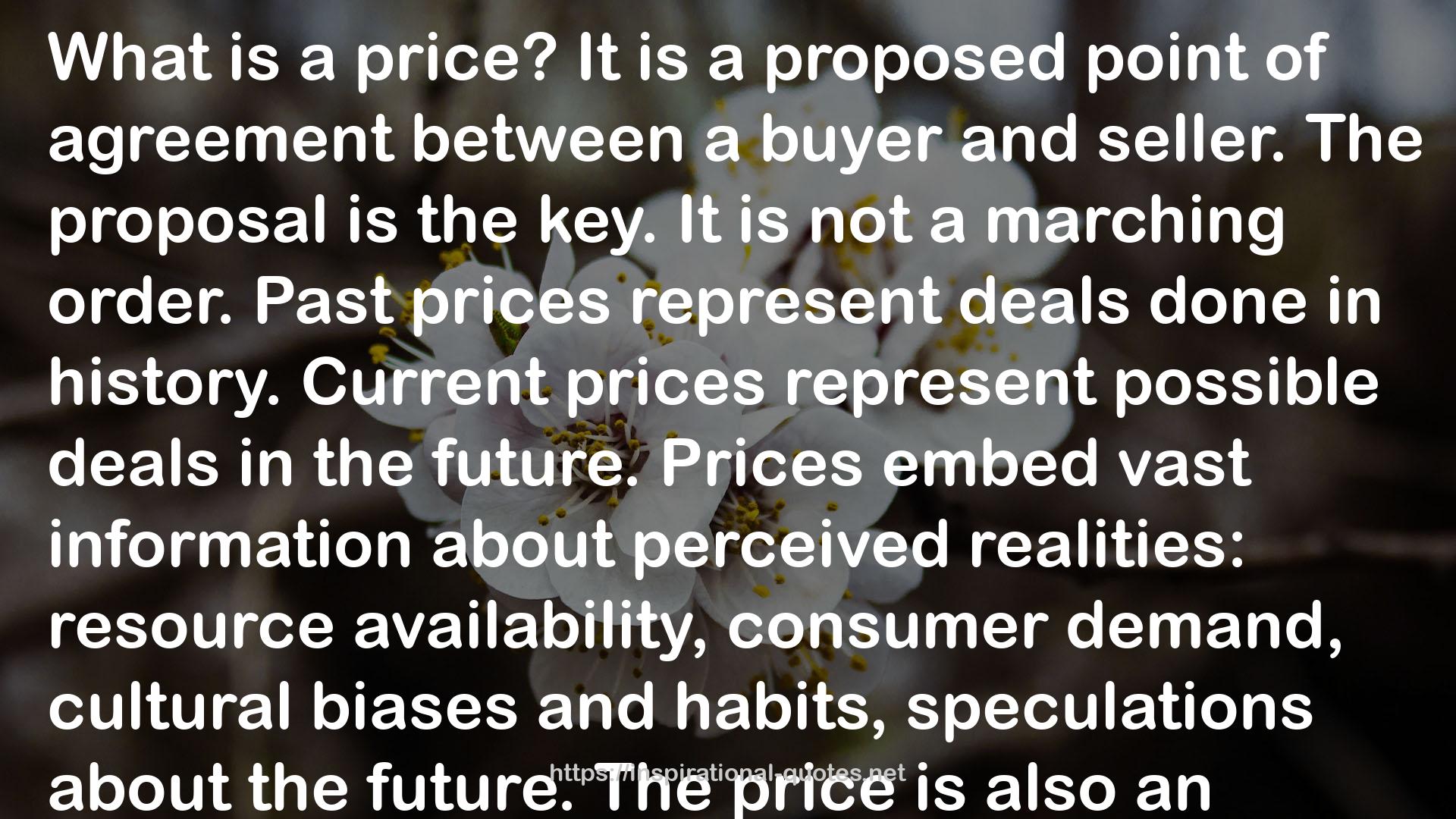 real prices  QUOTES