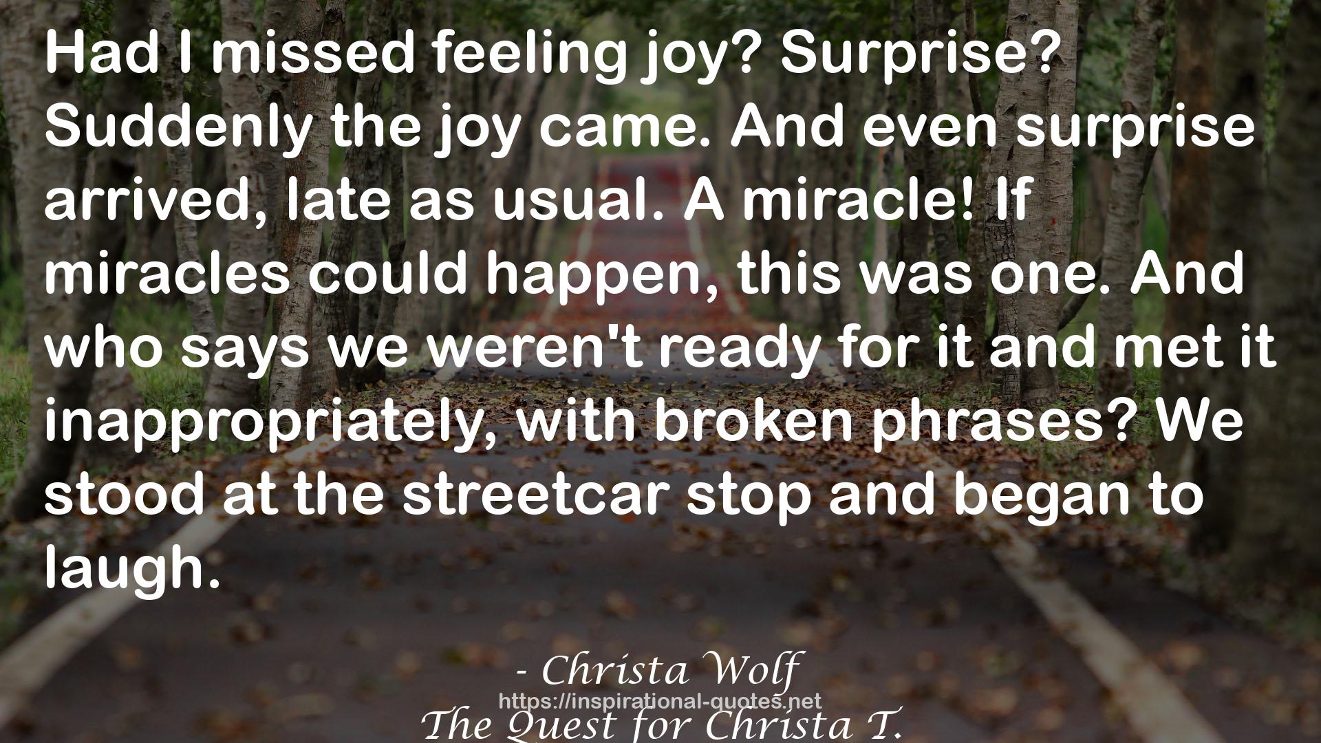 Christa Wolf QUOTES
