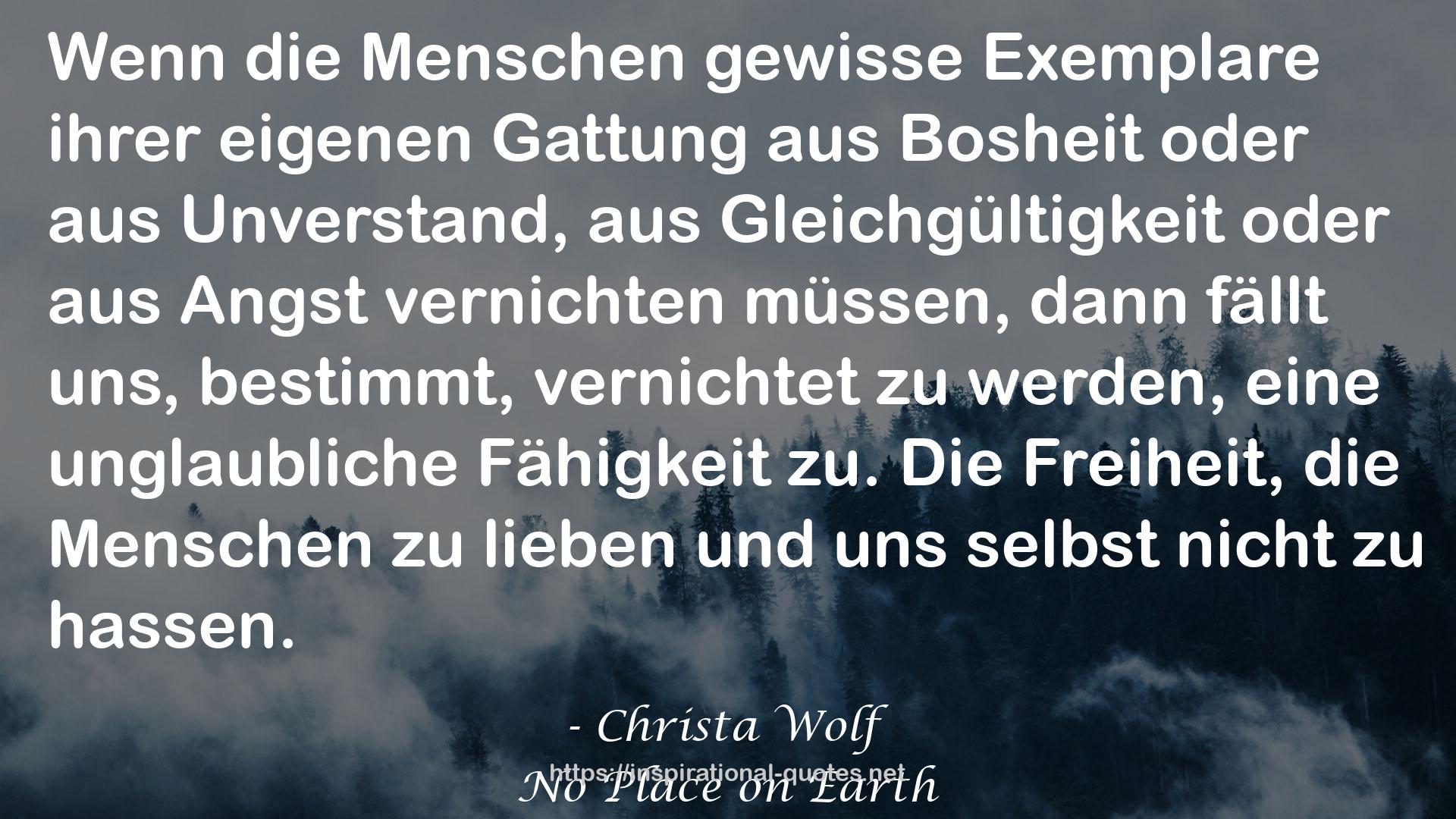 Christa Wolf QUOTES