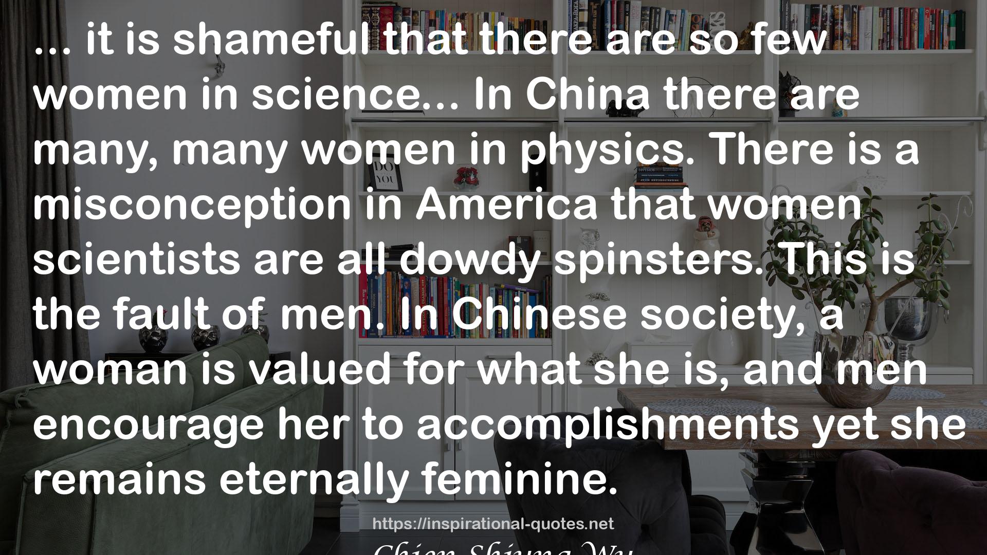 women scientists  QUOTES