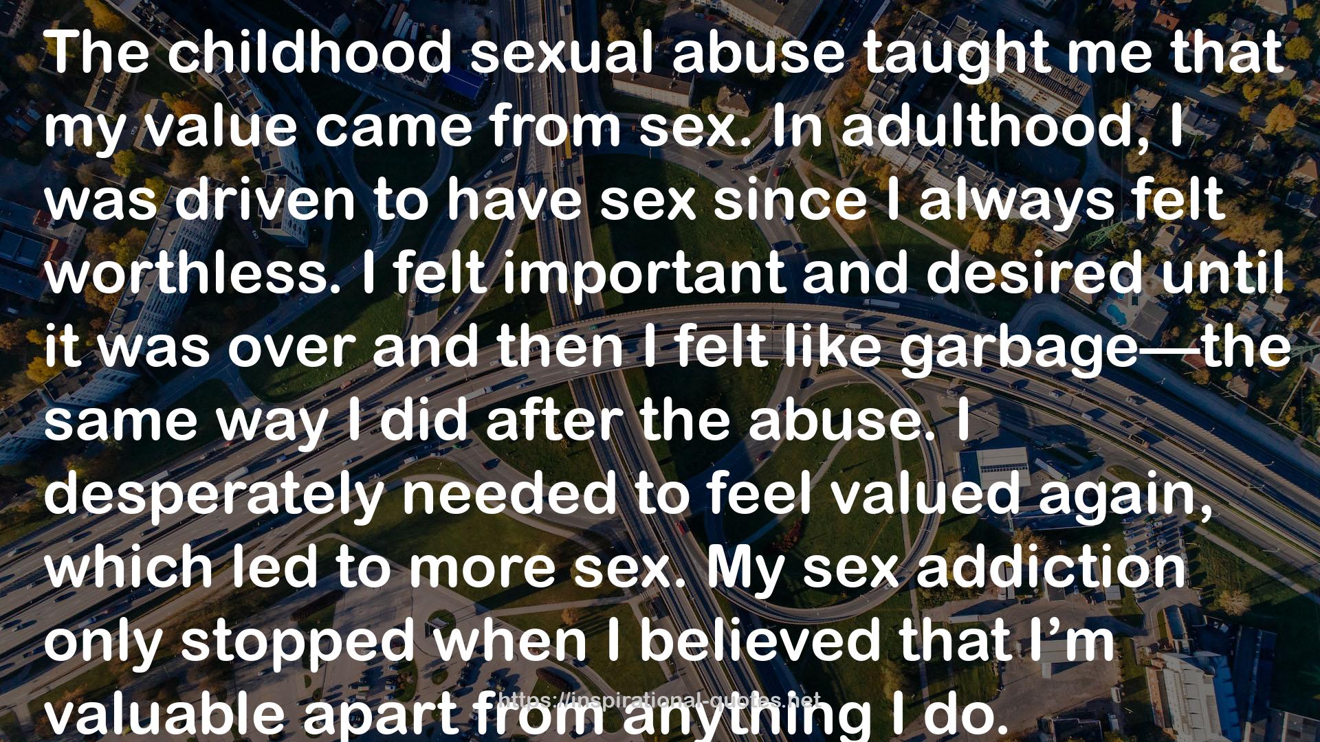 My sex addiction  QUOTES