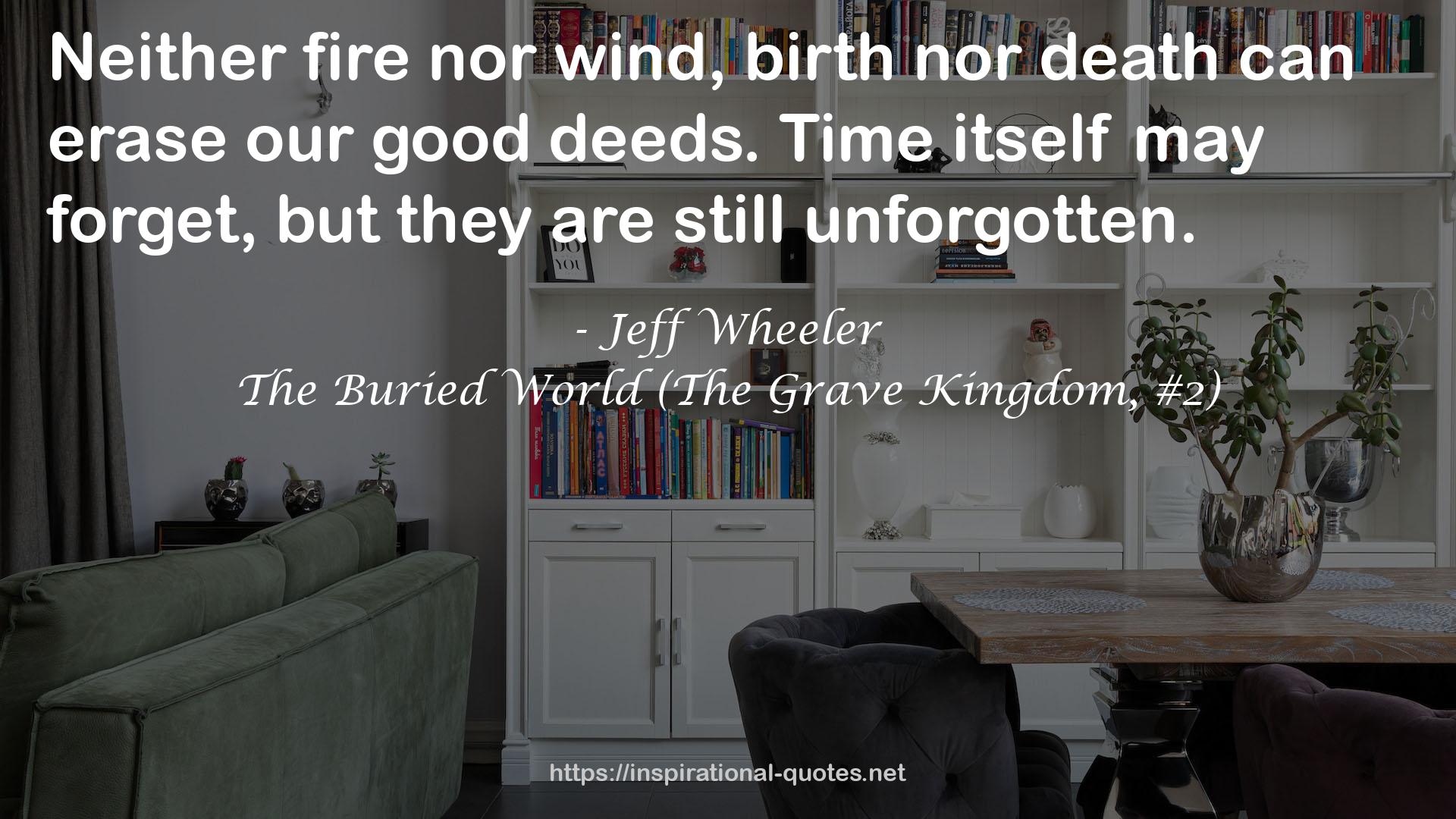 The Buried World (The Grave Kingdom, #2) QUOTES