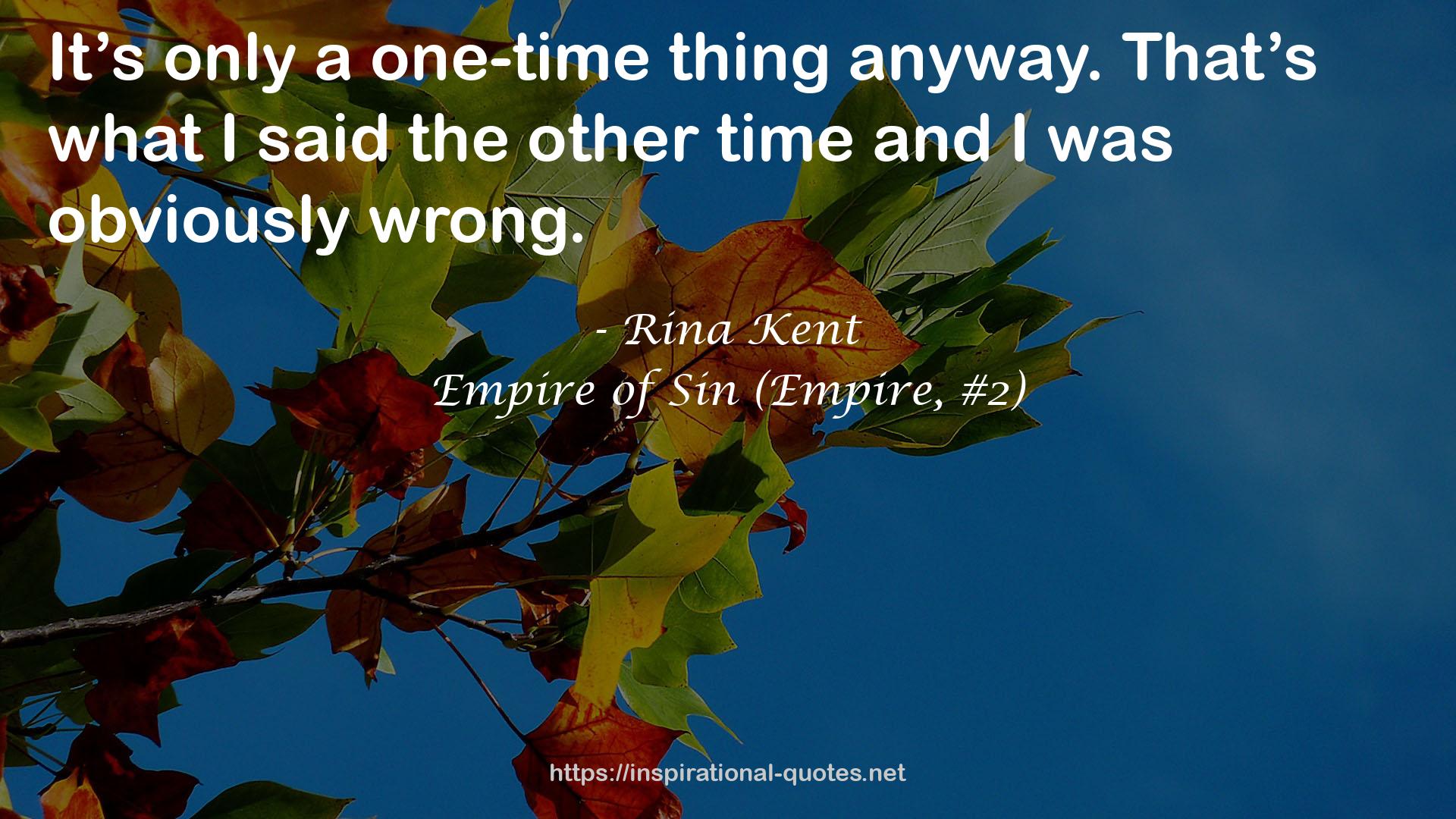 Empire of Sin (Empire, #2) QUOTES