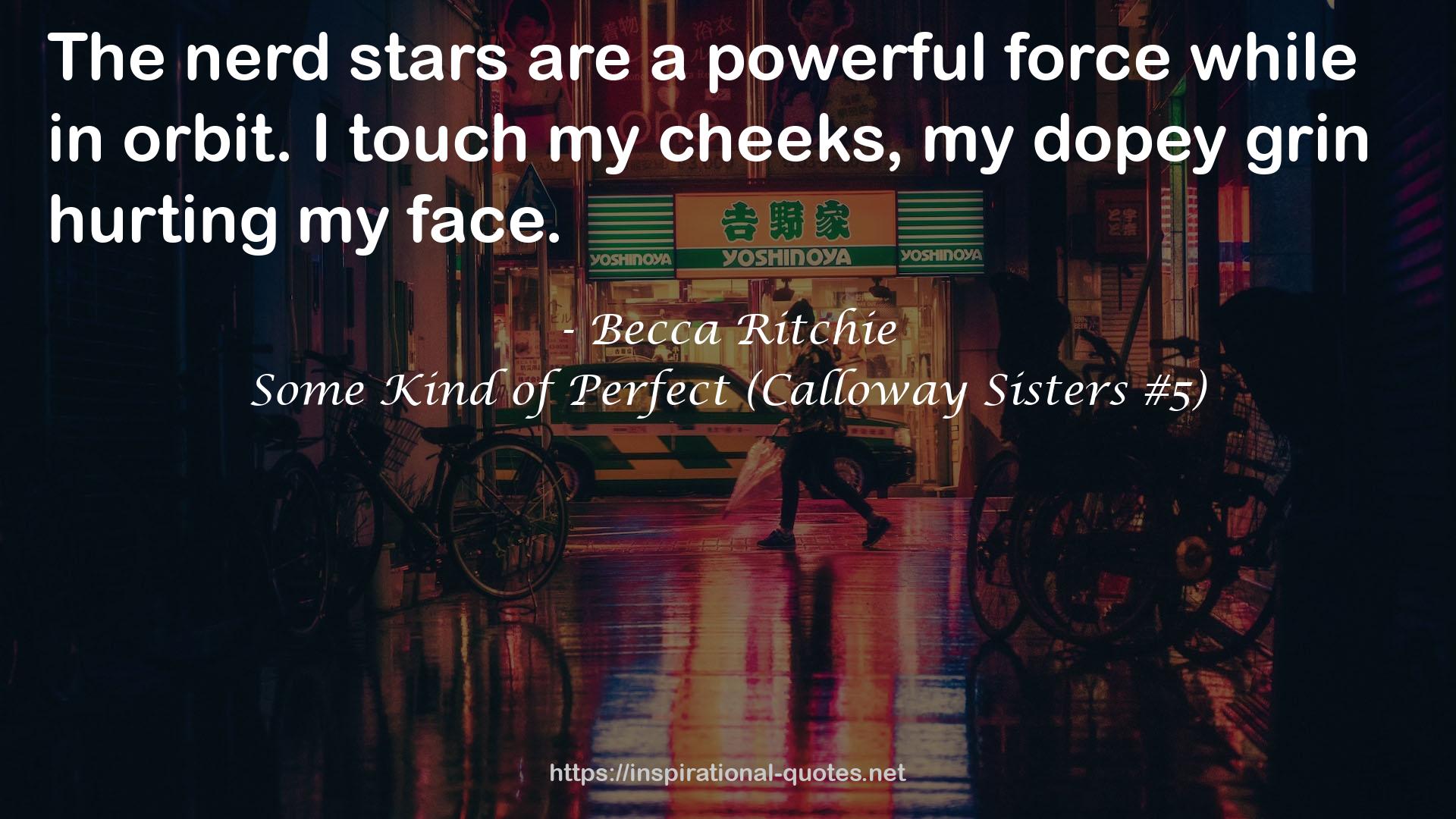 Some Kind of Perfect (Calloway Sisters #5) QUOTES