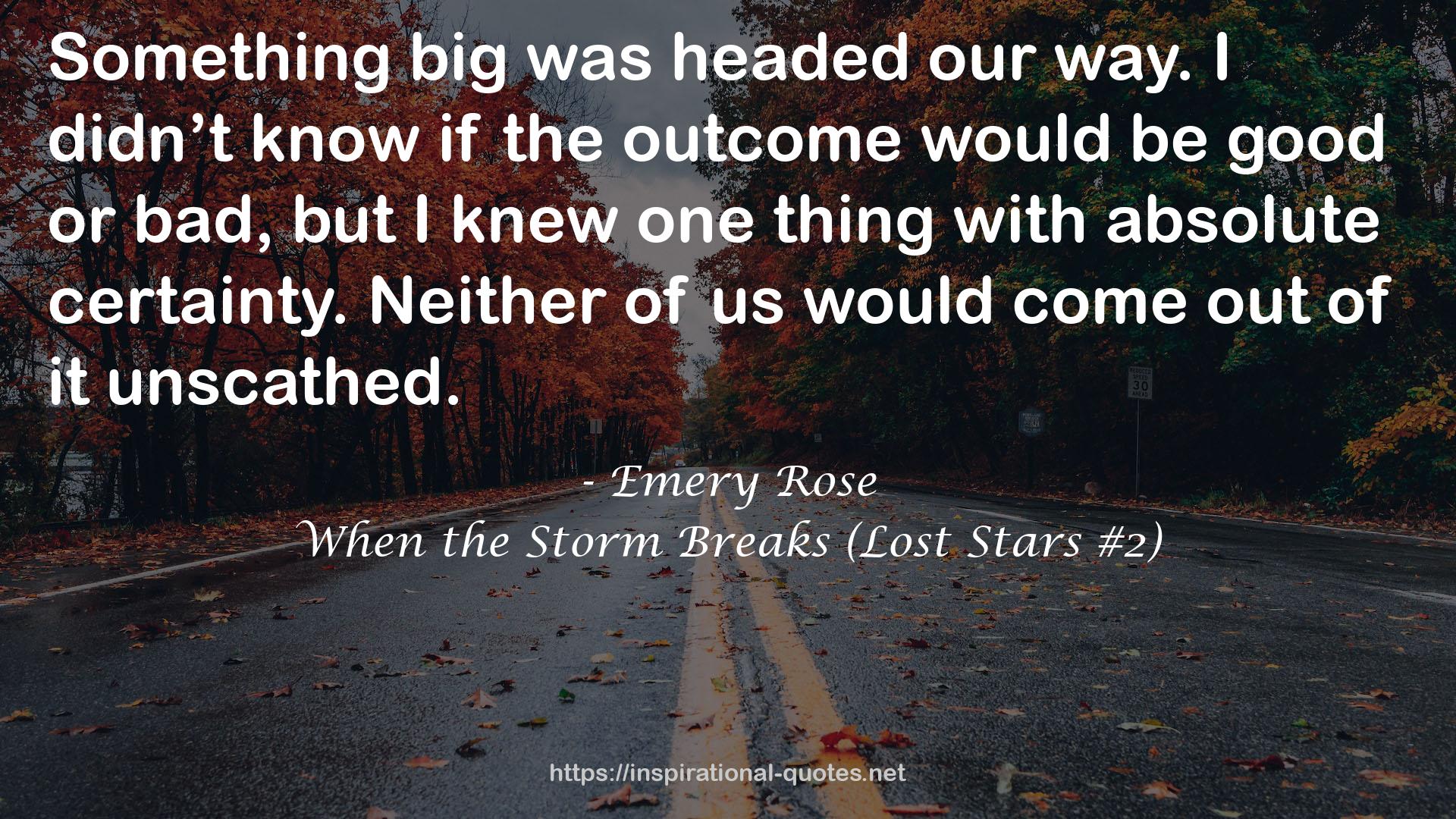 When the Storm Breaks (Lost Stars #2) QUOTES