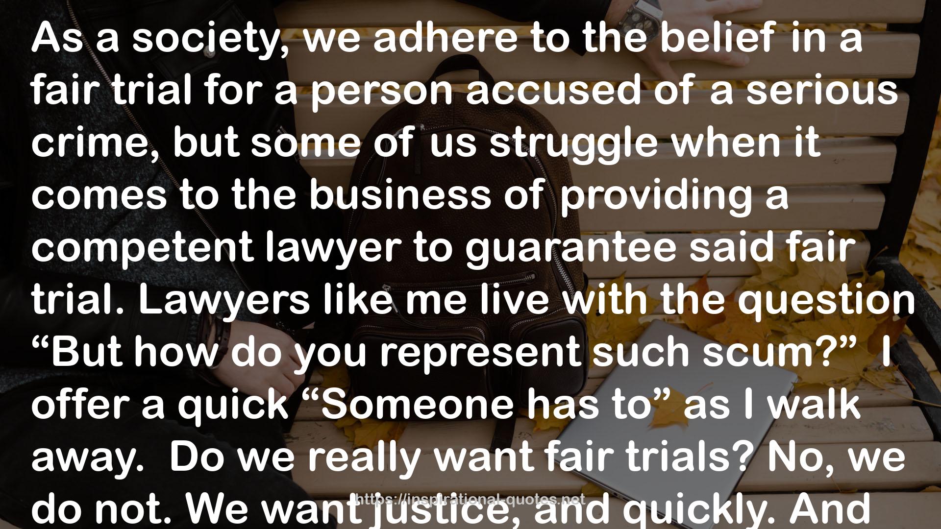 Rogue Lawyer (Rogue Lawyer, #1) QUOTES