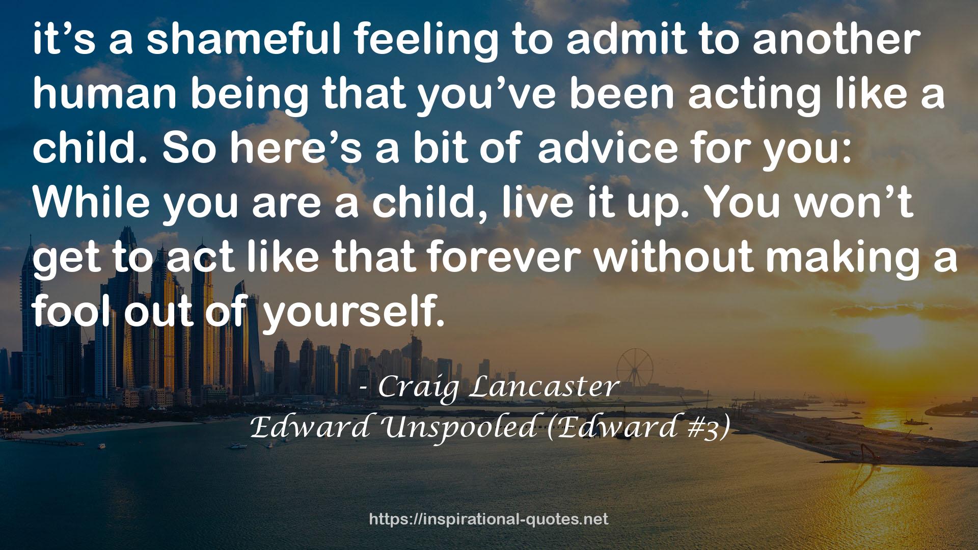 Craig Lancaster QUOTES