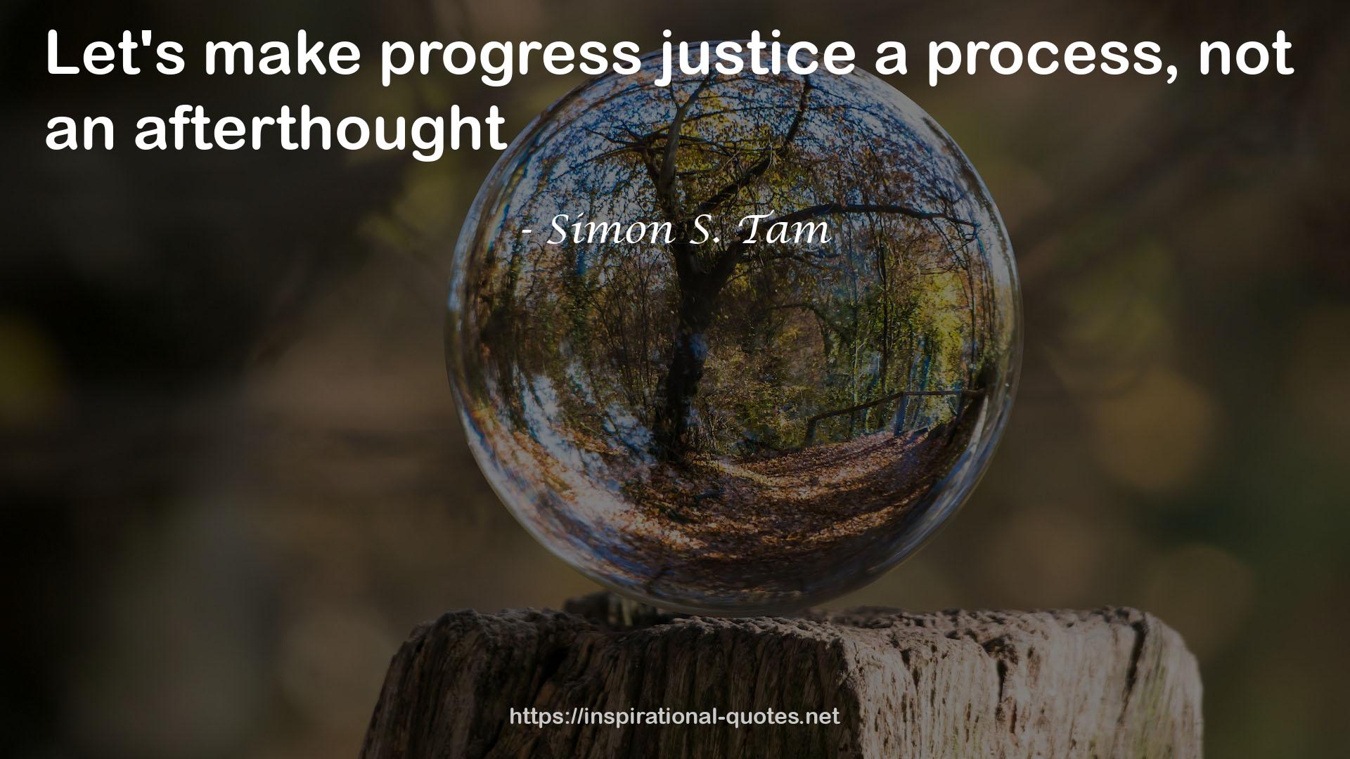 progress justice  QUOTES