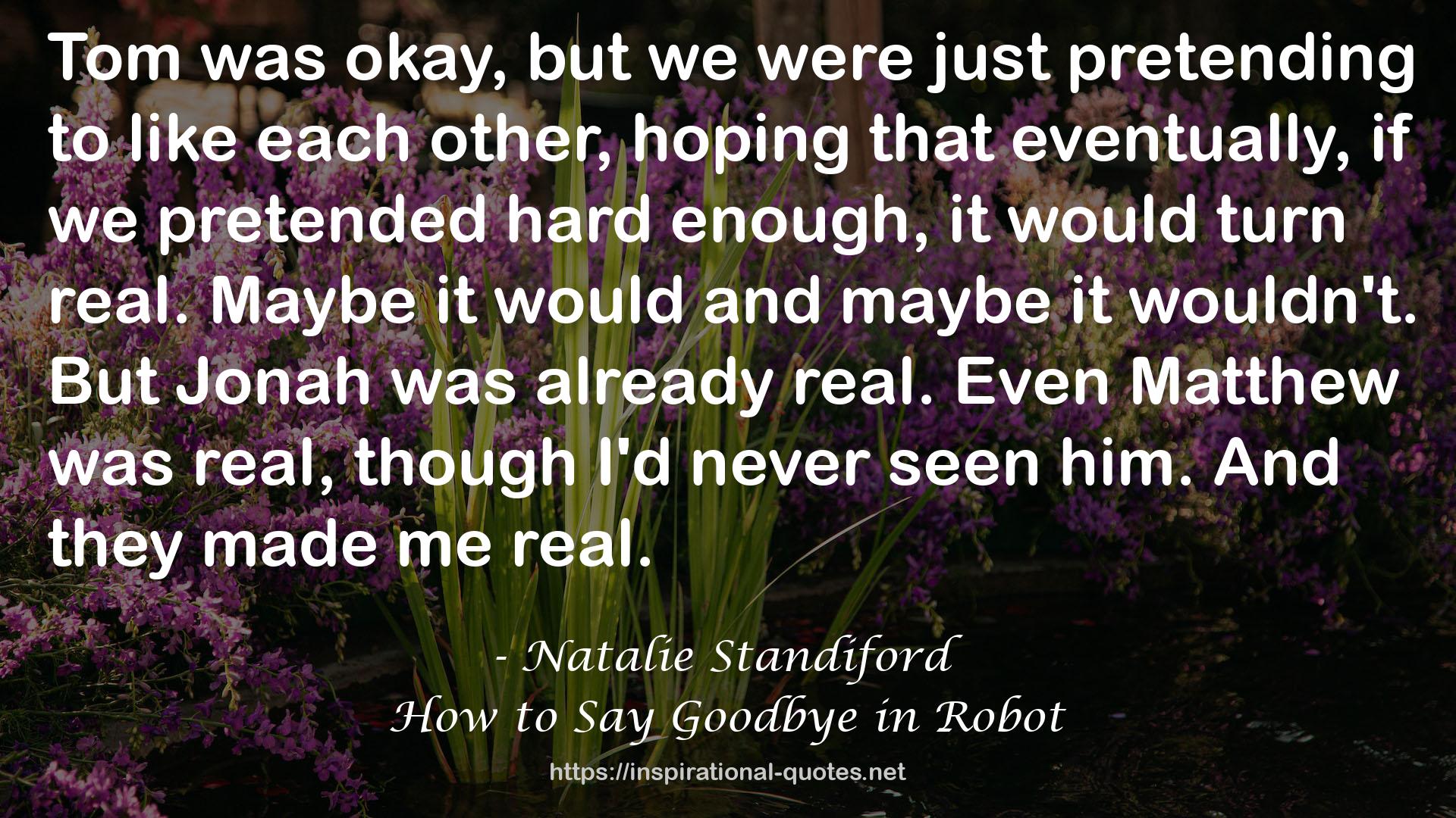 Natalie Standiford QUOTES