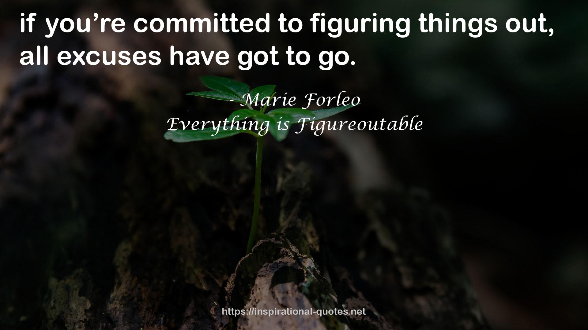 Everything is Figureoutable QUOTES