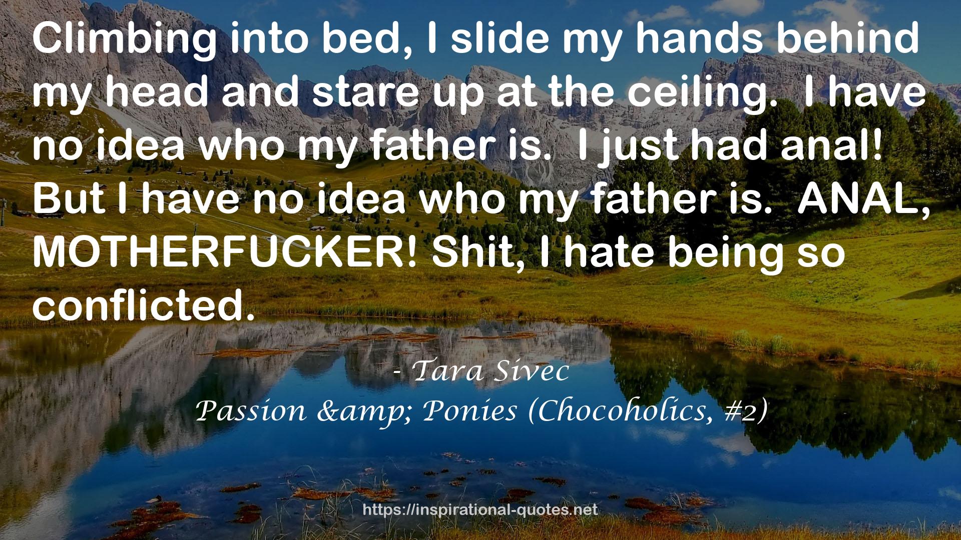 Passion & Ponies (Chocoholics, #2) QUOTES