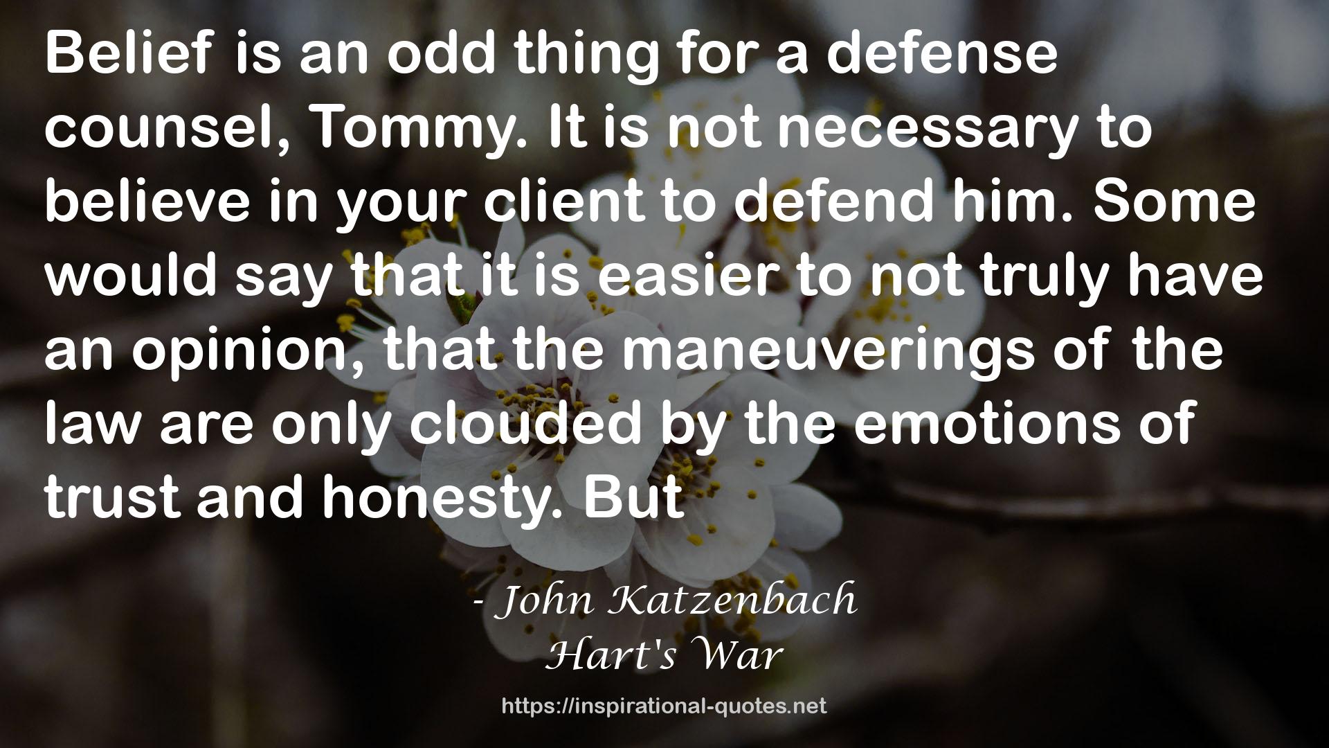 Hart's War QUOTES