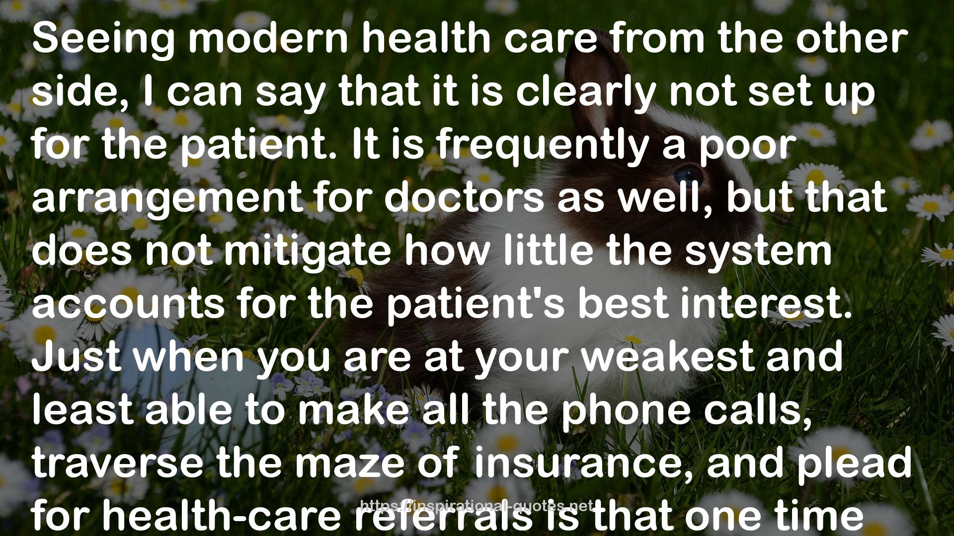 modern health care  QUOTES