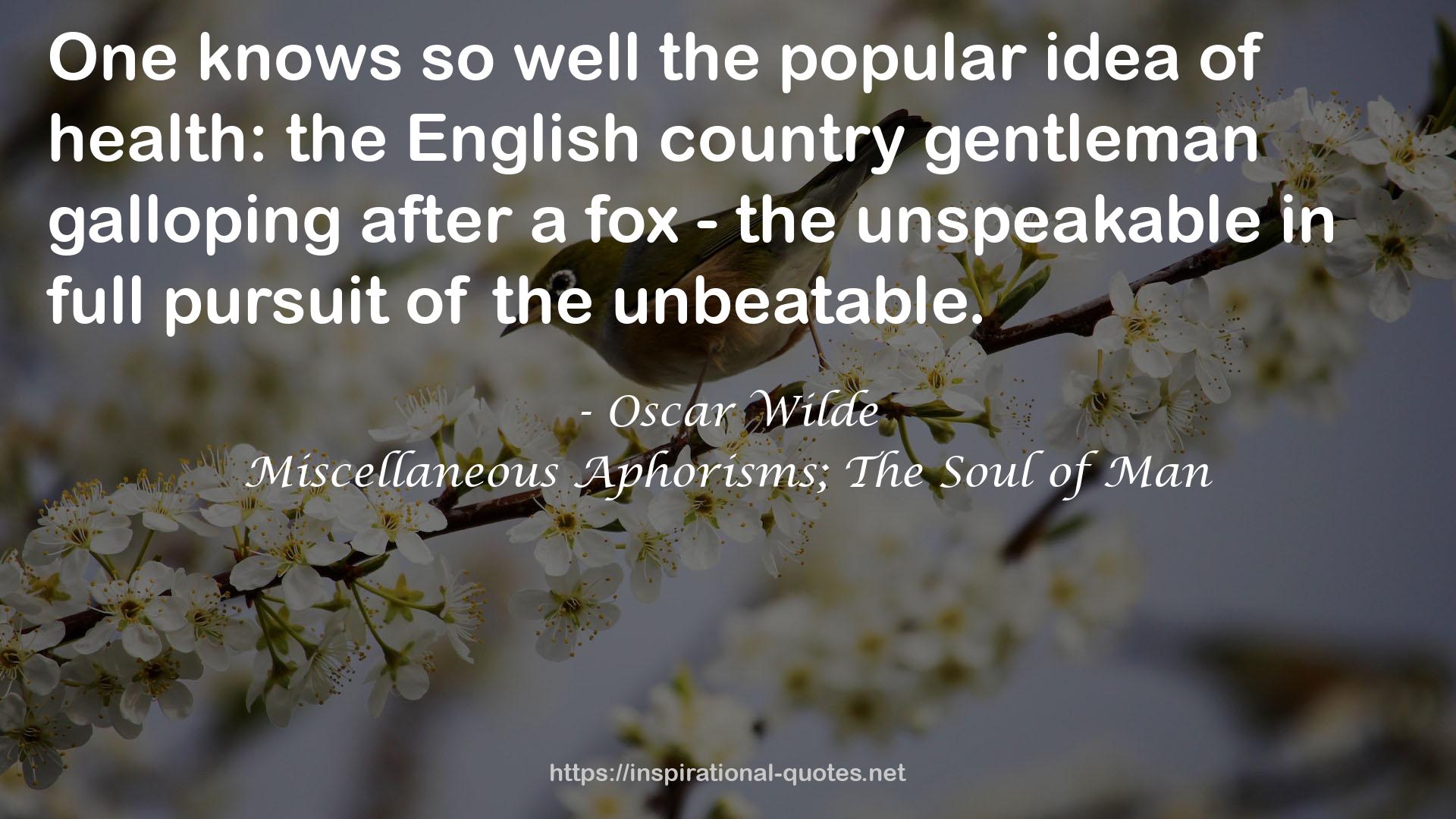 the English country gentleman  QUOTES