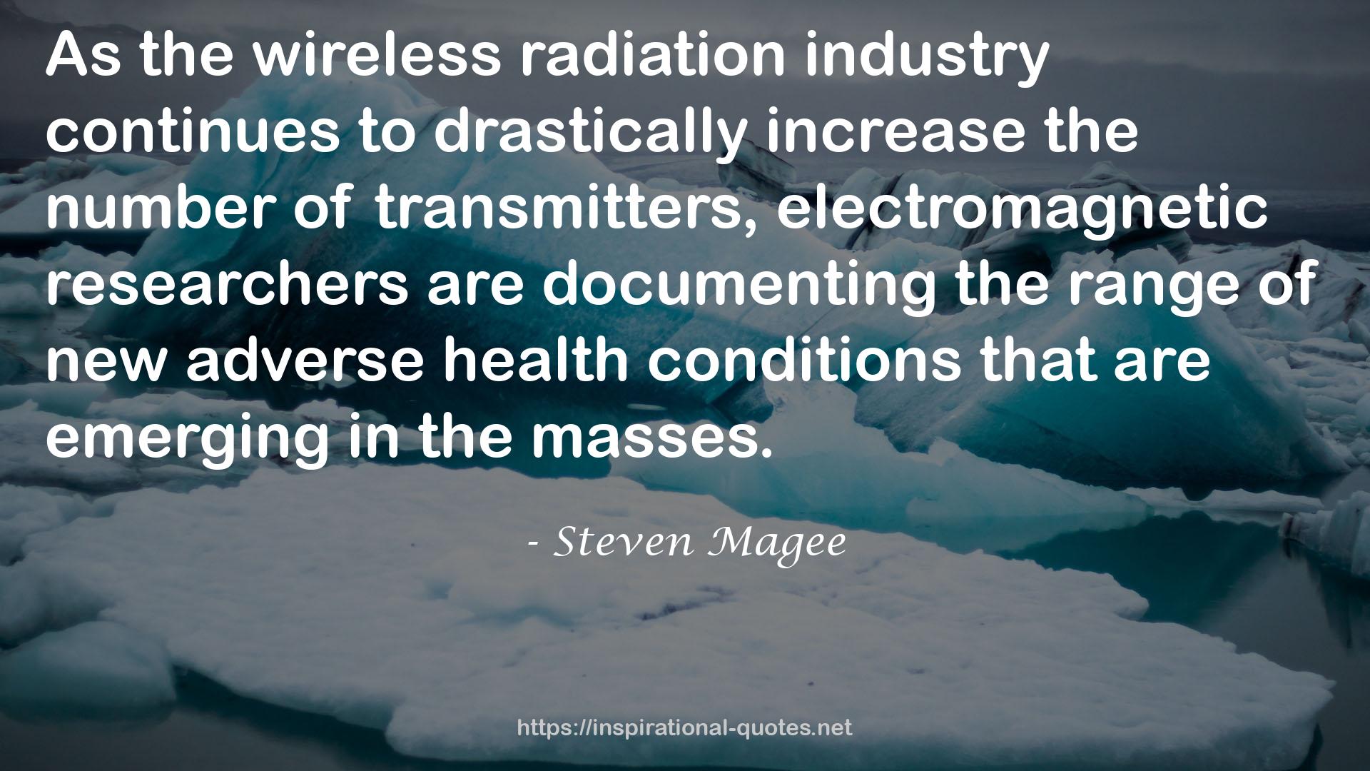 the wireless radiation industry  QUOTES