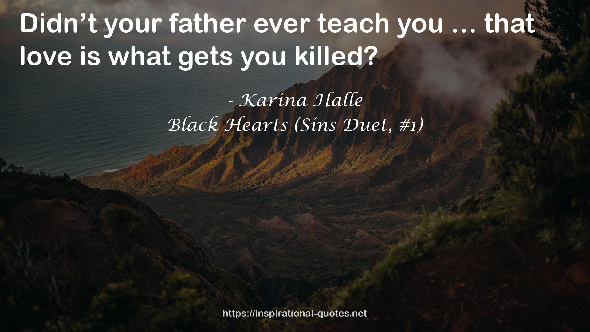 Black Hearts (Sins Duet, #1) QUOTES